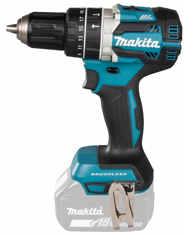 Makita DHP484Z Trapano senza fili con impugnatura a pistola, 18V, Nero/Blu
