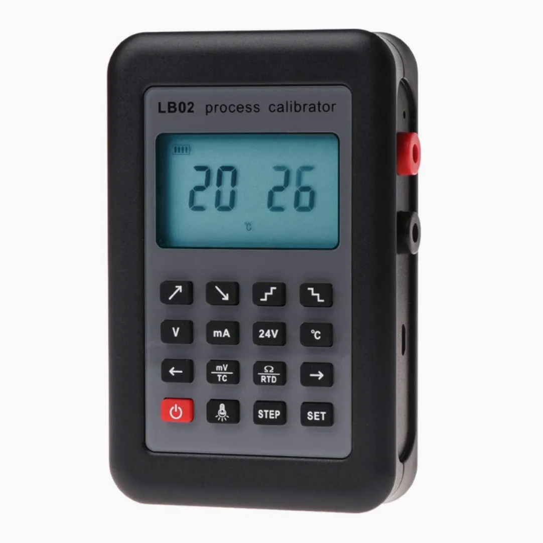 Toplionace LB02 Corrente di Resistenza Voltmetro Generatore di Segnale Sorgente Calibratore di Processo Display LCD 4-20mA / 0-10V / mV