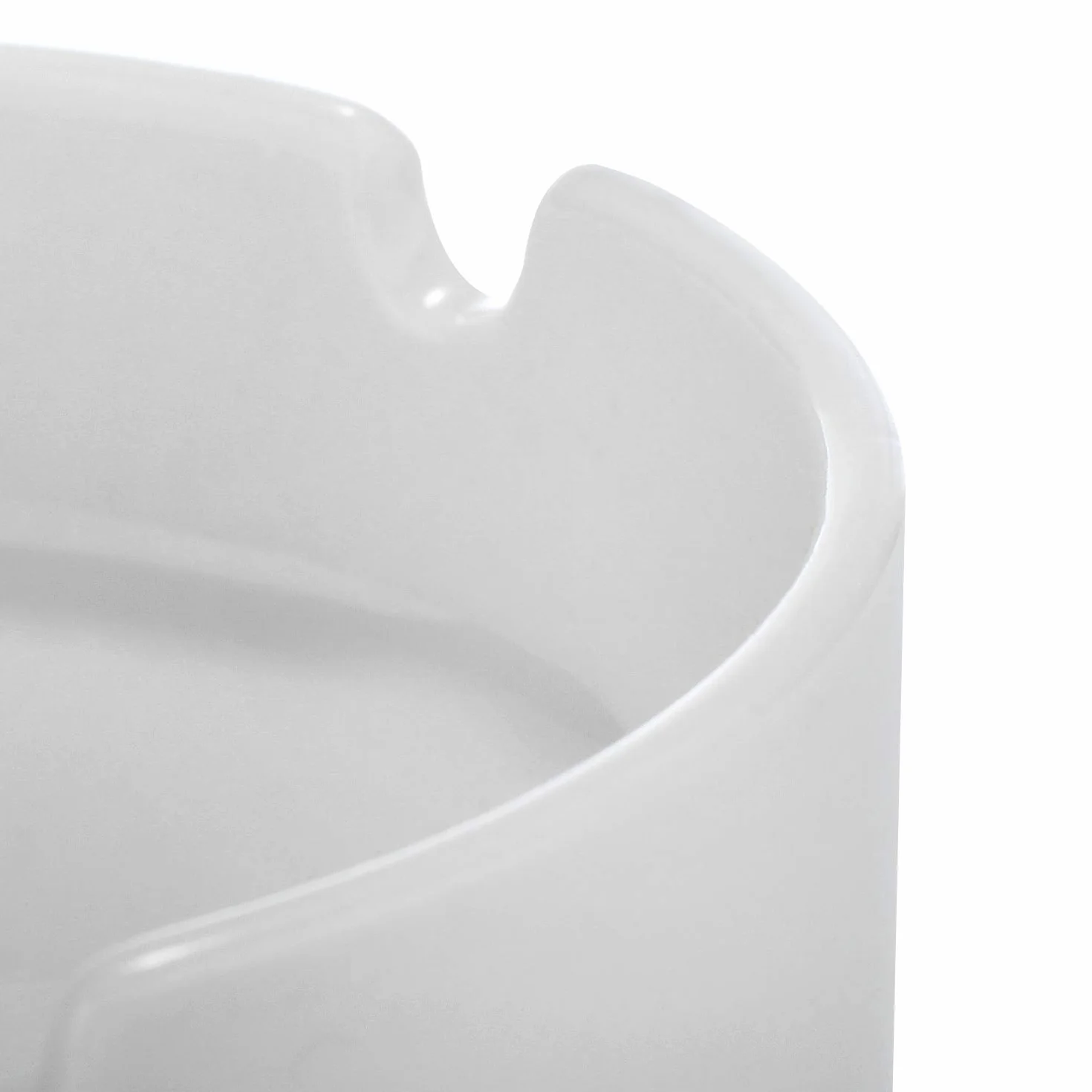 COM-FOUR® 6 sztuk popielniczek ceramicznych prosty design