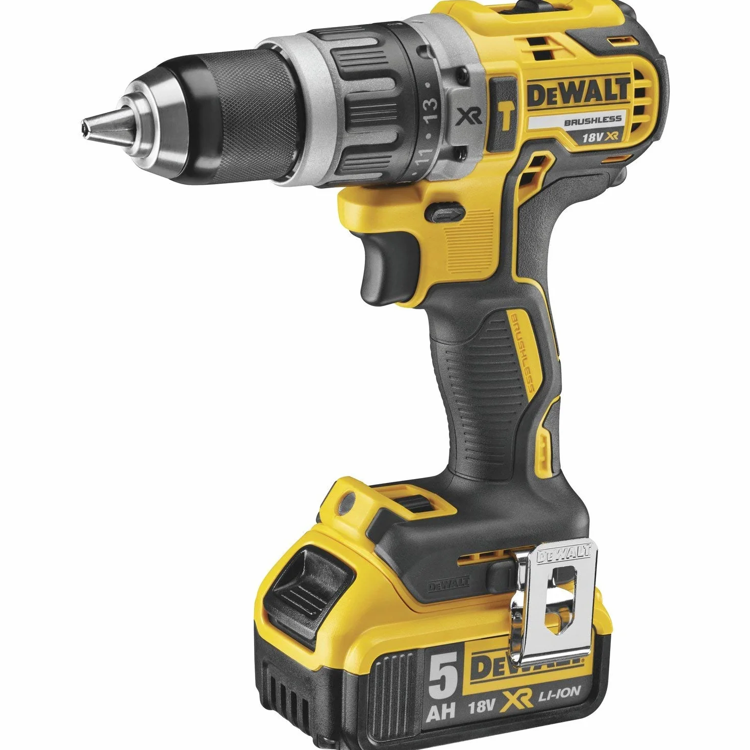 DeWalt DCK551P3T-QW Kit attrezzi 18 V Giallo Nero