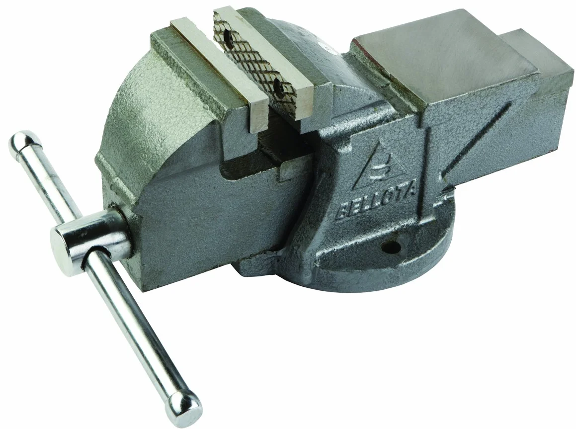 Bellota 6710-125 - Morsa da Banco da Lavoro 125 mm - Attrezzo di Serraggio per Officina - In Ghisa