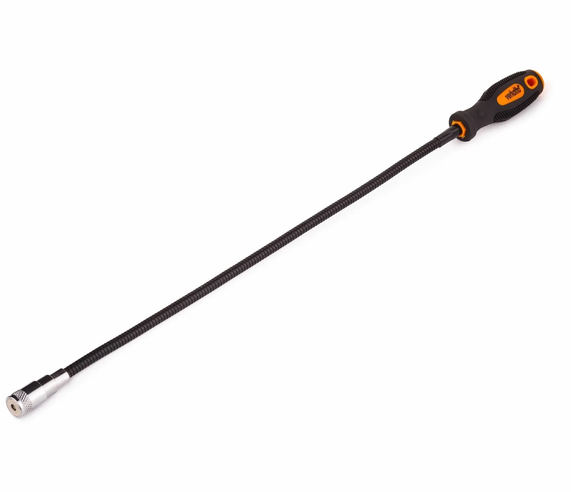 Mivos Sollevatore Magnetico Flessibile con LED - Asta Magnetica Flessibile 560 mm - Pinza Magnetica - 2,7 kg Forza di Trazione - Utensile Magnetico