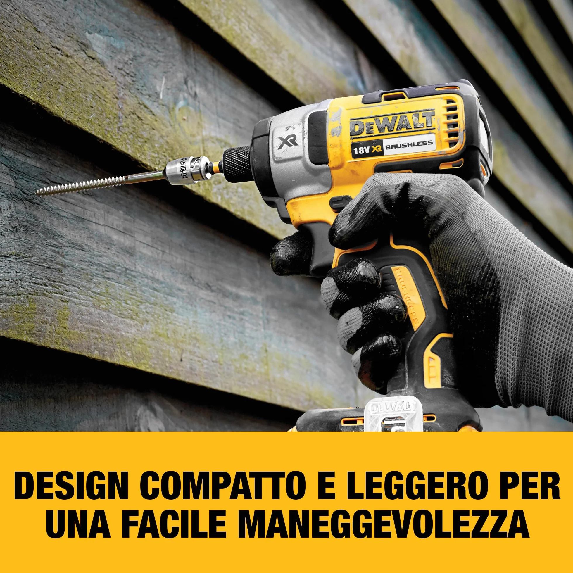 DEWALT - Kit Doppio 18V XR Brushless – Include Trapano a Percussione Brushless, Avvitatore a Impulsi, Valigetta, Caricabatterie Multivoltaggio e 2 Batterie XR da 5Ah, DCK266P2-QW