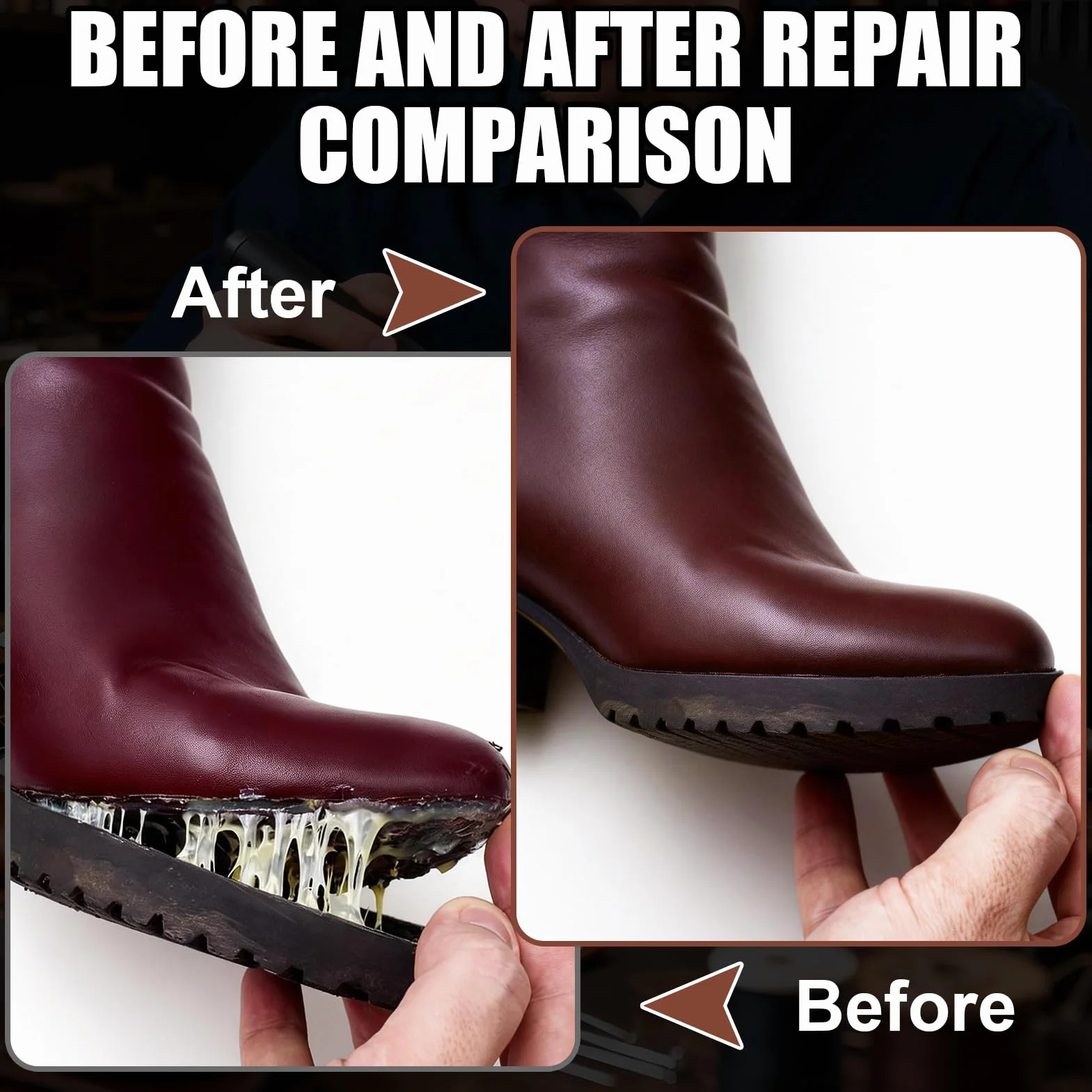 170g Colla per Scarpe Professionale, Colla Scarpe, Colla perScarpe, Altamente Flessibile, Impermeabile, Resistente All'usura, Adatto per Riparare Tacchi Alti, Scarpe da Ginnastica, Stivali