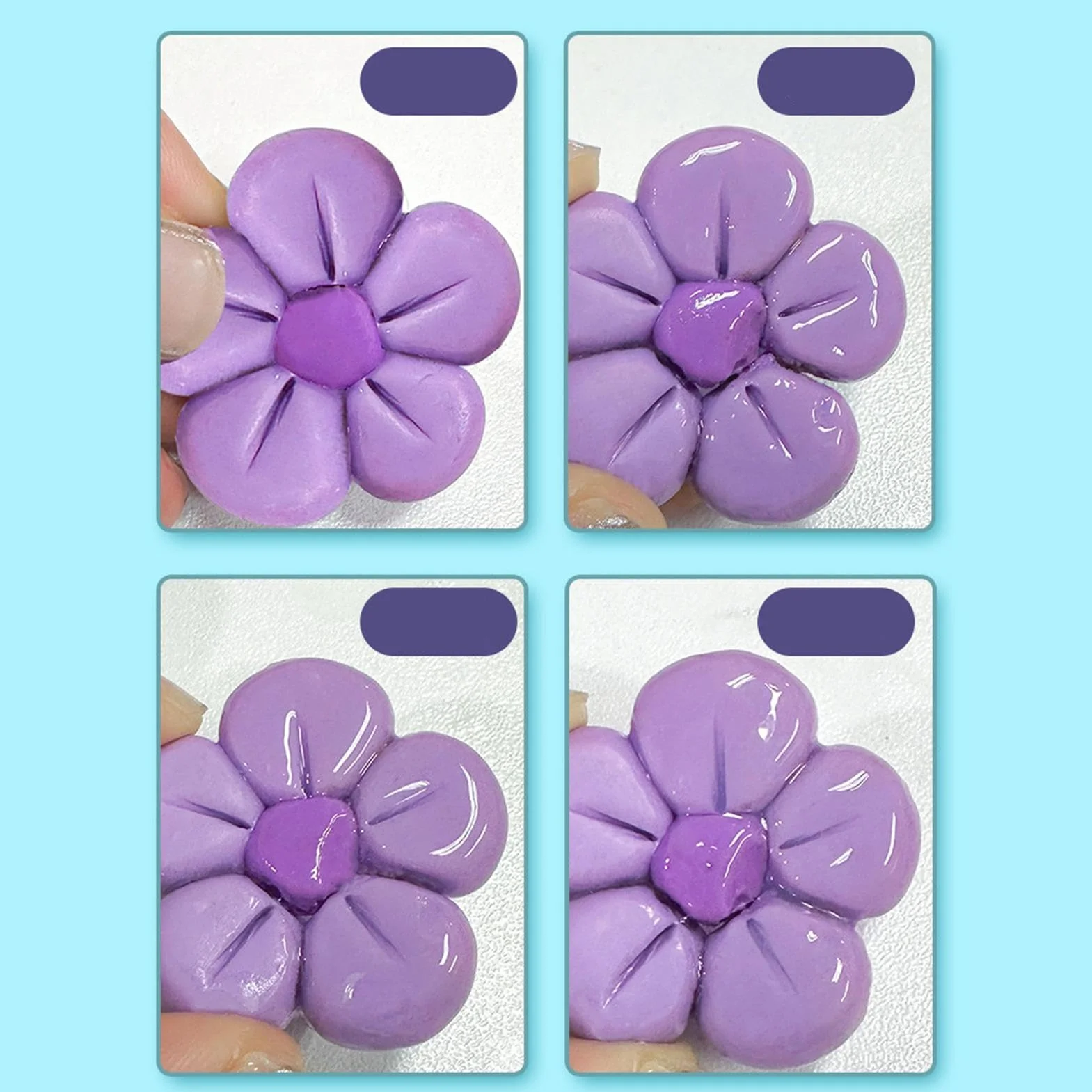 Vernice per argilla ad asciugatura all'aria, Vernice per ceramiche di argilla asciutta, Vernice lucida per PolymerClay e Air Dry Clay, Air Dry Clay Glaze Clay Gloss, Stone Modeling Clay Polish, per