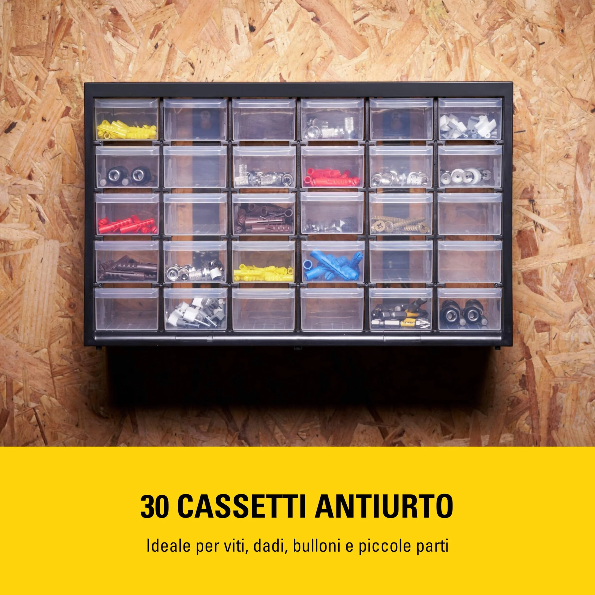 STANLEY Scatola multiuso con 30 cassetti piccoli, 1-93-980