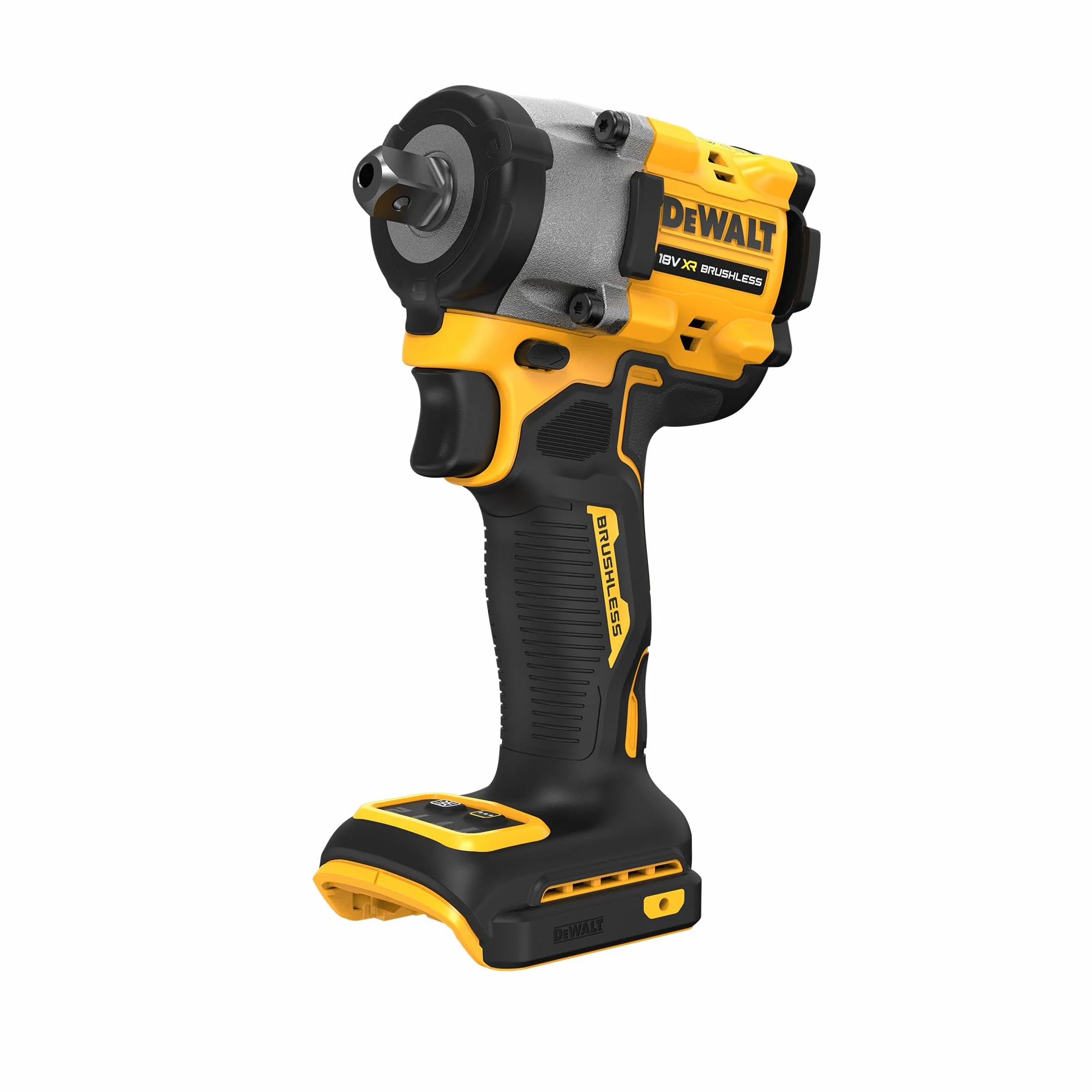DEWALT Avvitatore a impulsi compatto 18V XR Brushless con attacco quadro 1/2" e perno di tenuta, solo corpo macchina, DCF922N-XJ