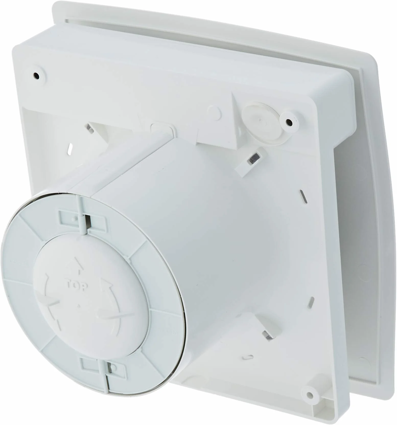 VORTICE Mex 100/4" LL 1S T Aspiratore Bagno 100mm Cucina Timer Parete Soffitto, Ventola Basso Consumo, Portata 90m3/h, 17,3x17,3x12,6cm