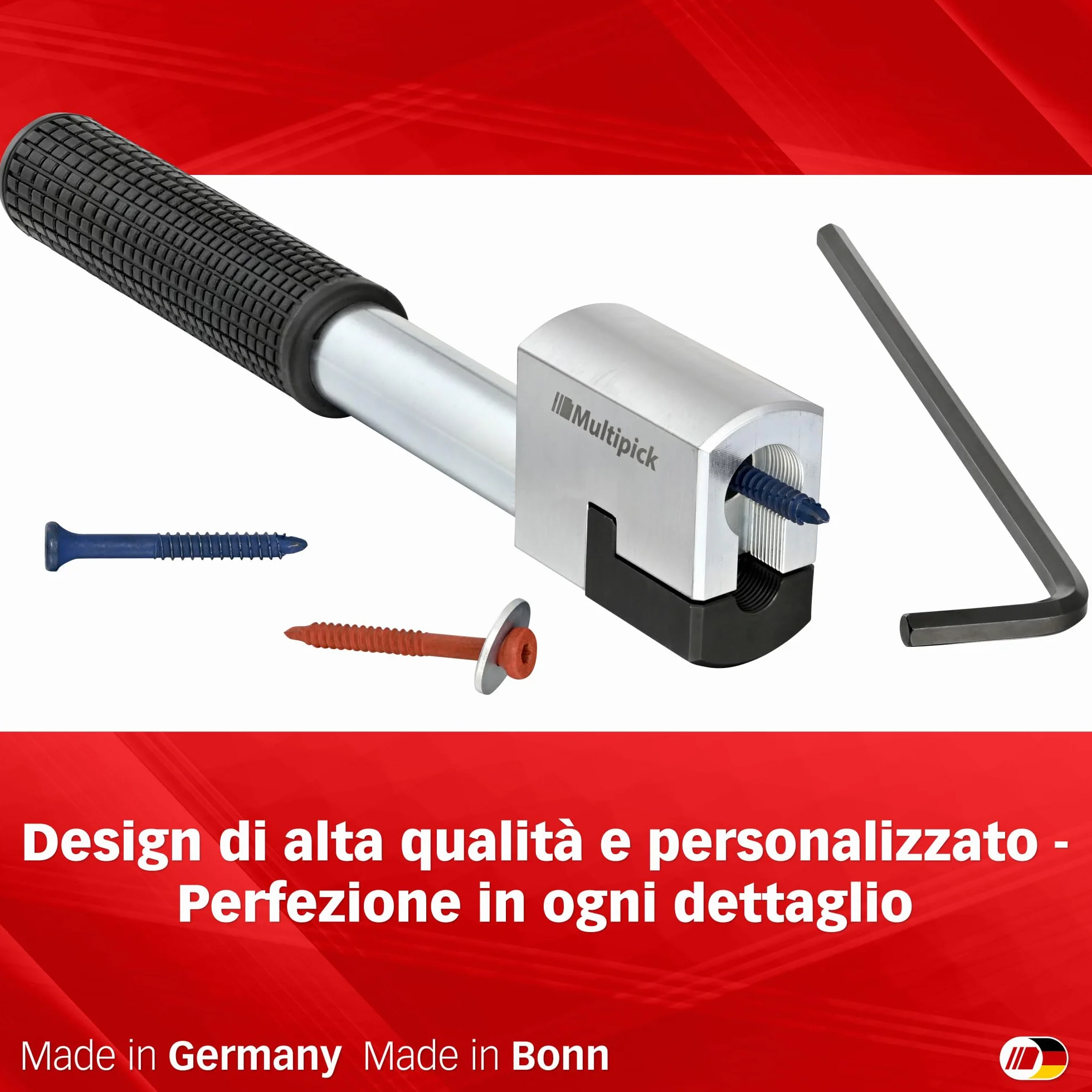 Multipick Power Pull Kracker - Strumento di trazione e apertura per cilindri profilati