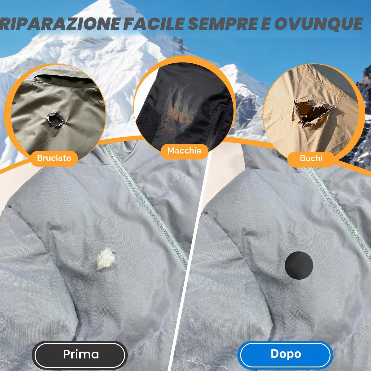 Toppe Adesive per Piumini Nero, 35 Pezzi Toppe Adesive per Tessuti, Toppa per Giubbotti, Toppa Riparatori Impermeabili In Nylon, Patch Adesivi per Tessuti, Zaini, Sacchi a Pelo, Tende