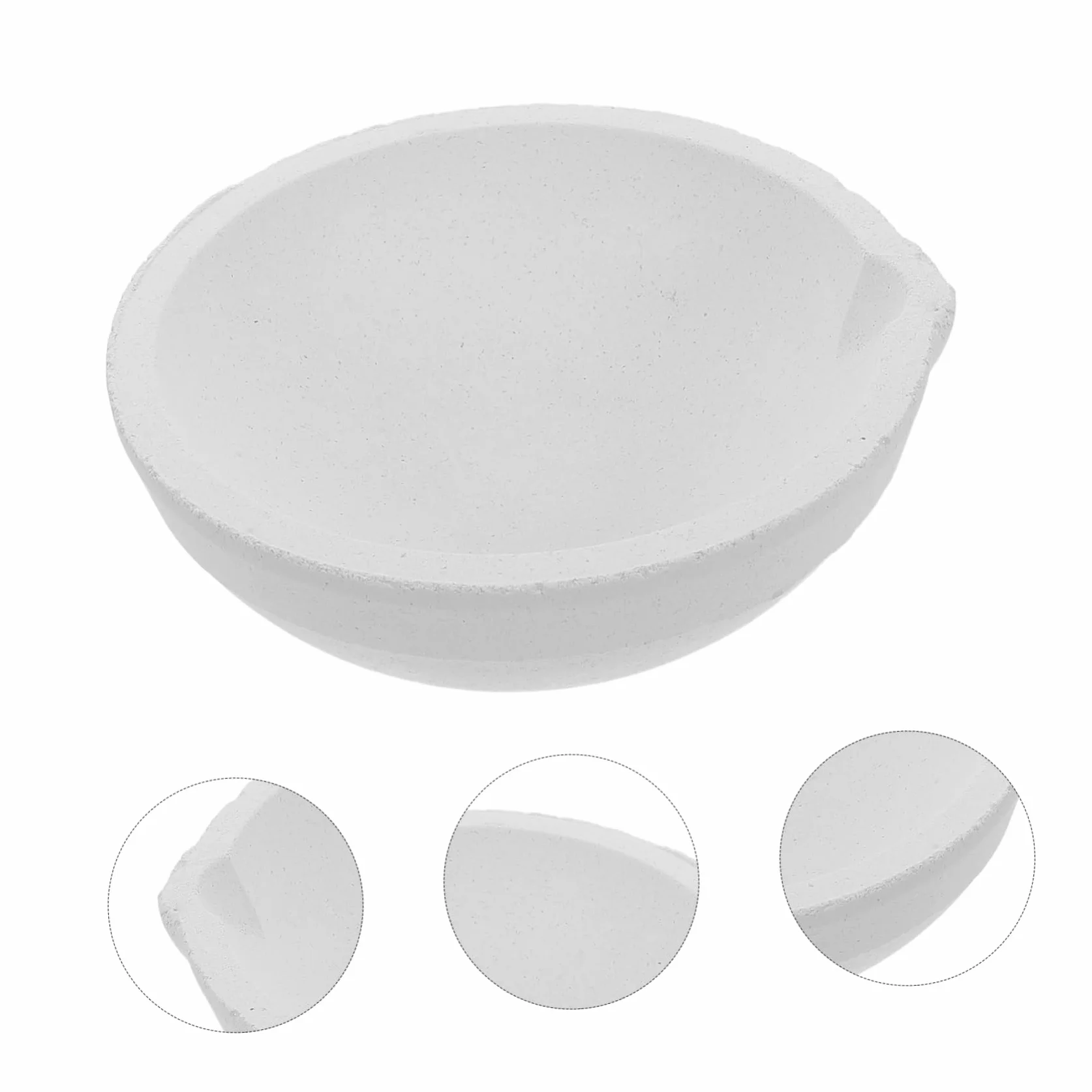 1000g Crucible Bowl Ceramica per per Oro e Argento per Applicazioni DIY Laboratorio