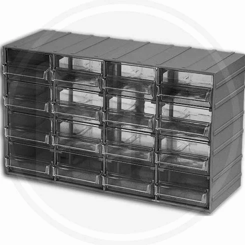CASSETTIERA PORTAMINUTERIE 16 CASSETTI L. 382 x P. 148 x H. 230 mm.