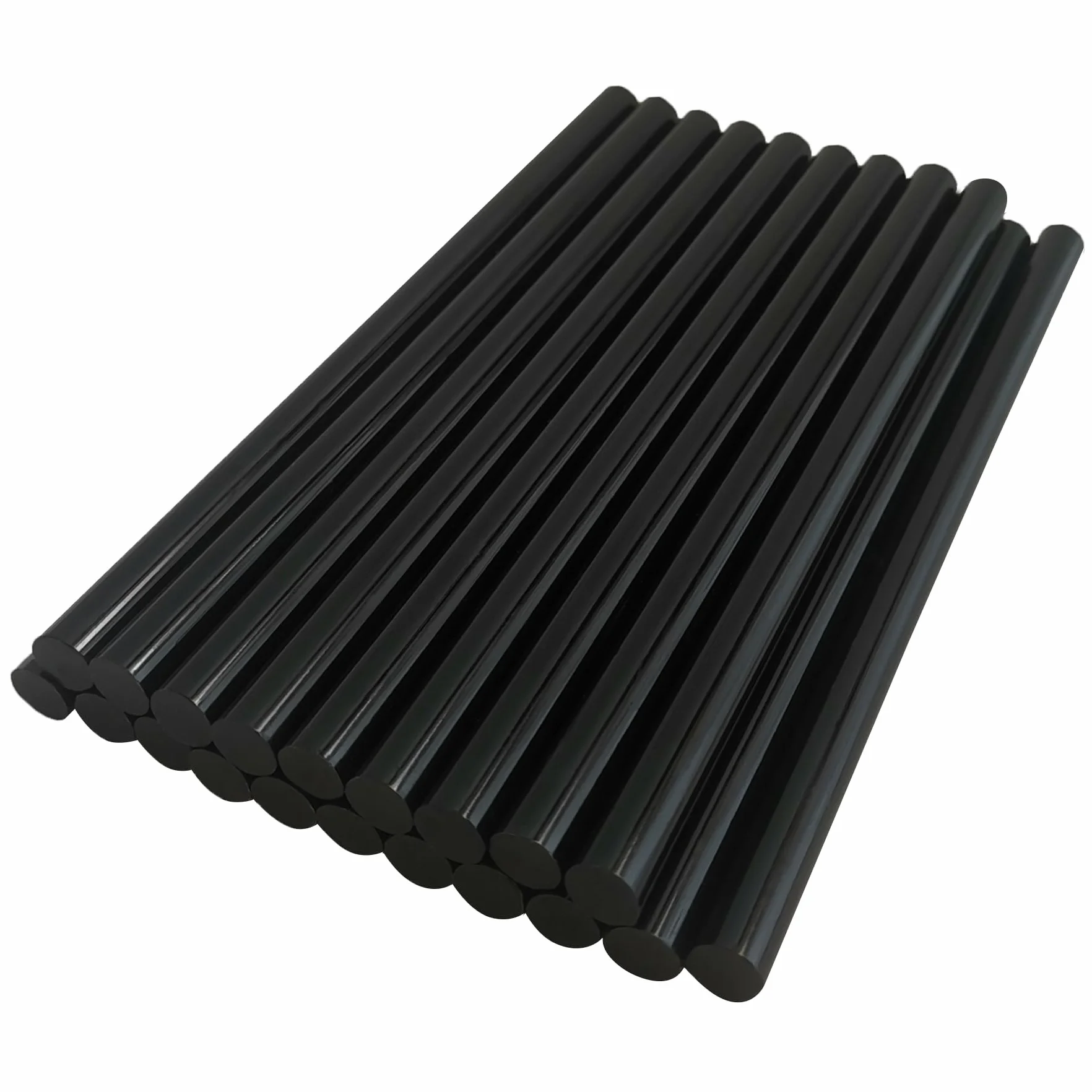 20 Pz Colla a Caldo Bastoncini 200mm x 10mm Nero Adesivo per Pistola Colla a Caldo