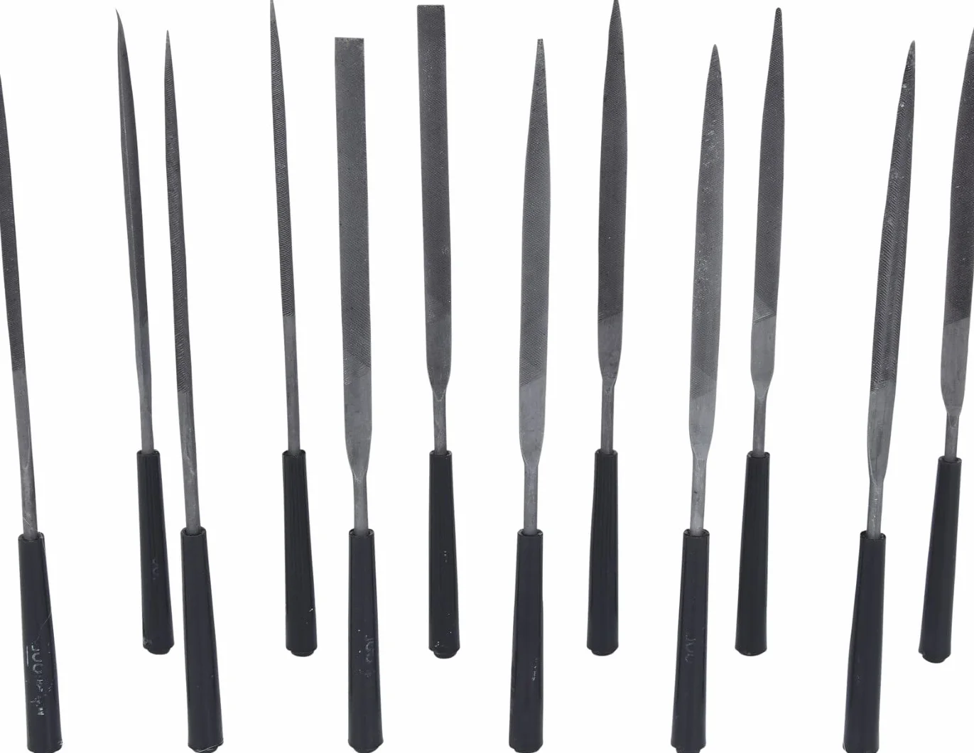 KS Tools 140.3050 Serie di Lime ad Ago in Busta di Plastica, 12 Pezzi