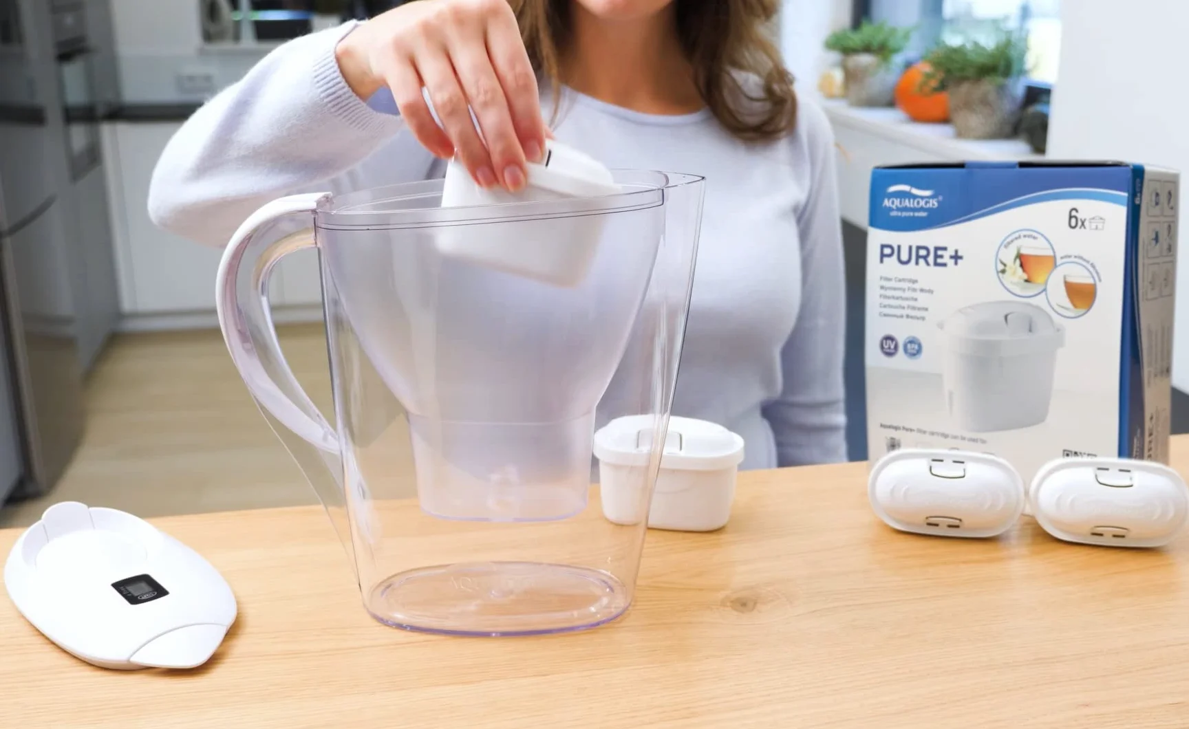 Aqualogis Cartucce Filtranti Compatible per Brita Maxtra Maxtra+ Caraffa Filtrante 6 pezzi