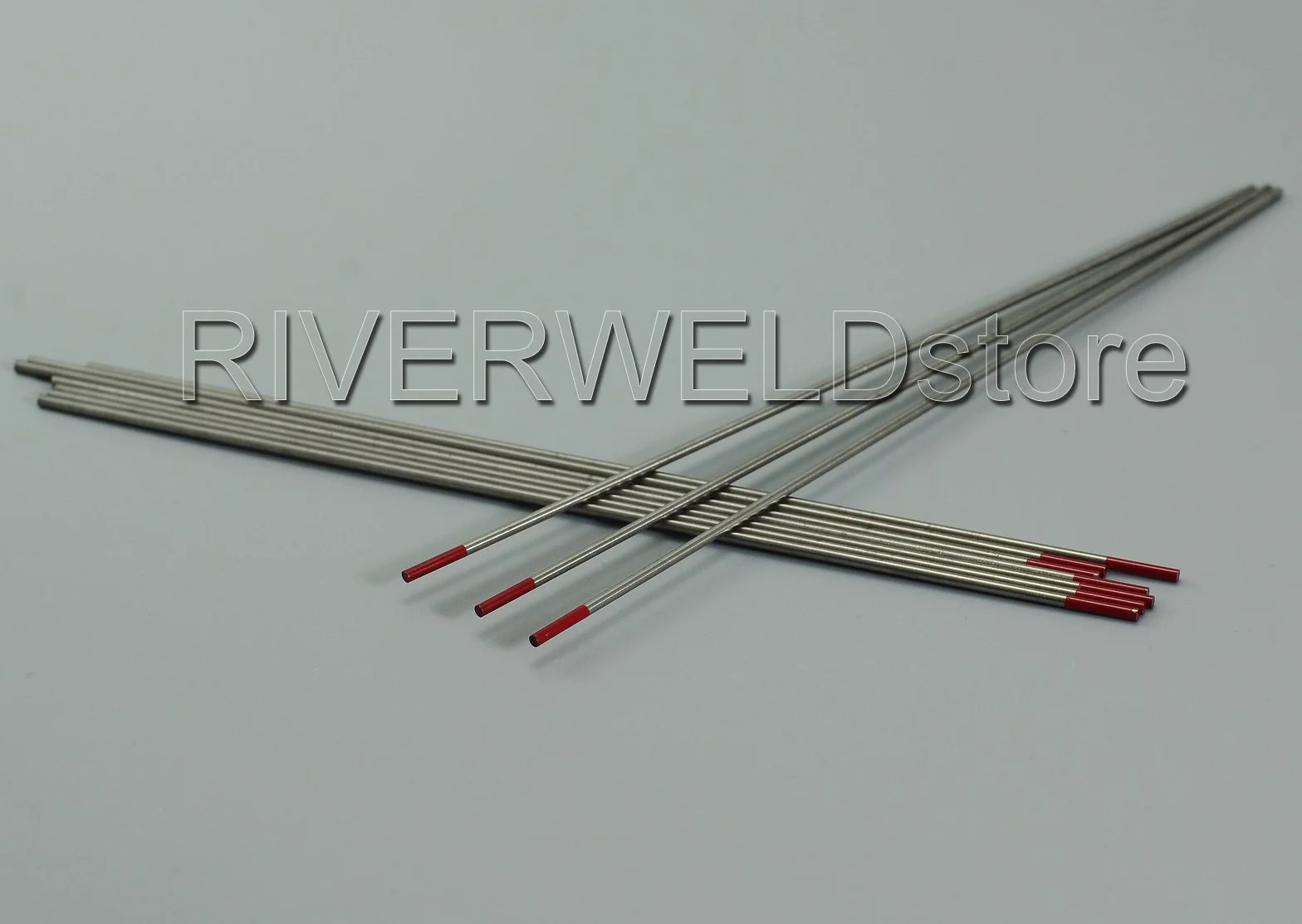 RIVERWELD 2% thoriated WT20 rosso saldatura TIG elettrodi tungsteno 1,6mm x 175mm 10pk