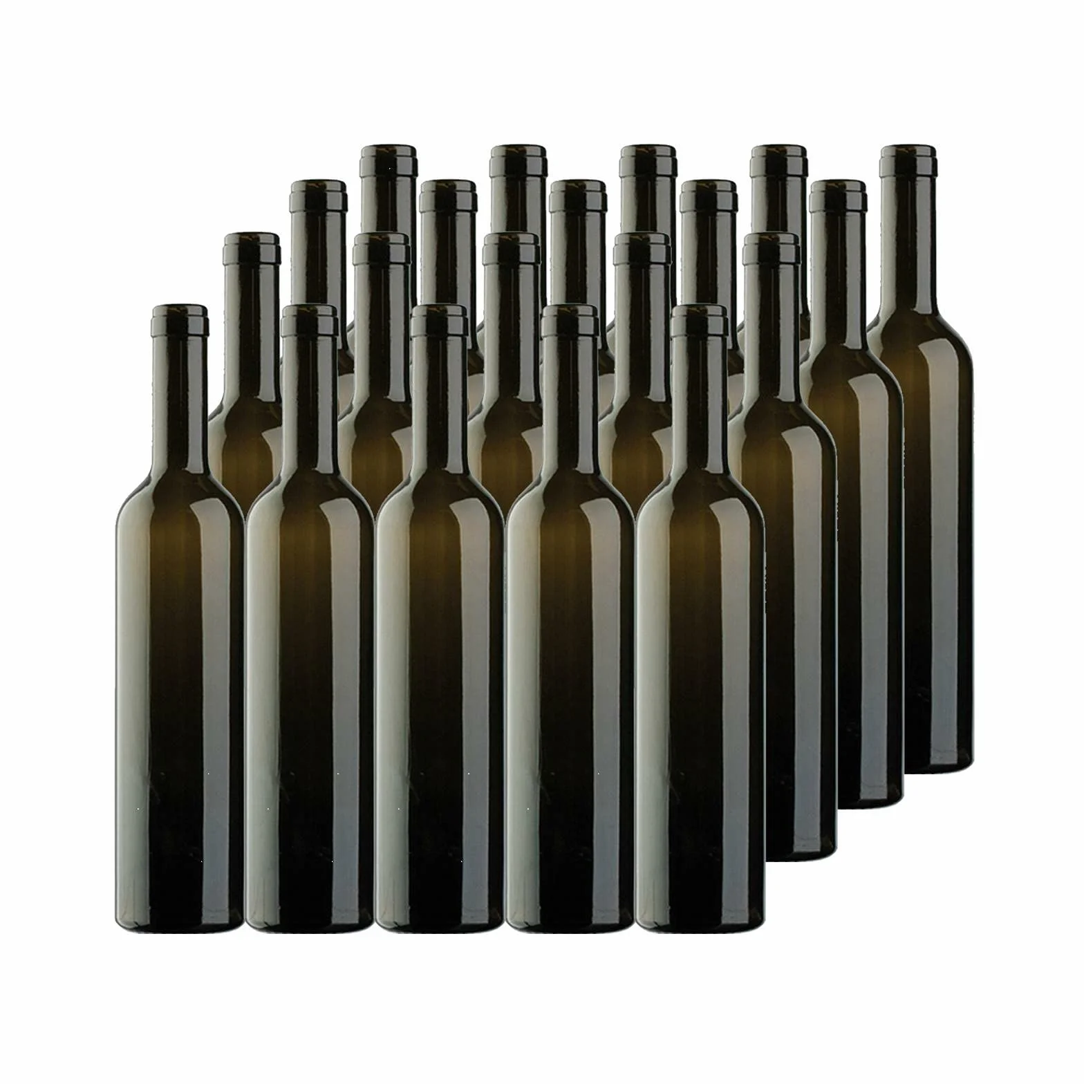 Bottiglia in Vetro Bordolese per Vino 750ml 20pz