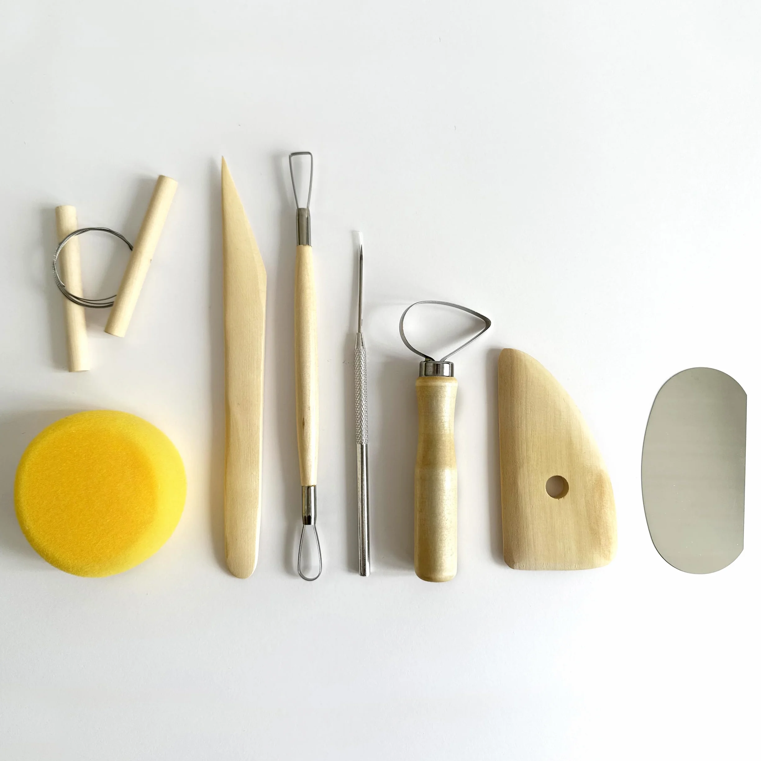 Kit completo di ceramica: strumenti per modellare, colori acrilici e guida rapida per intrattenimento creativo in famiglia fai da te con argilla