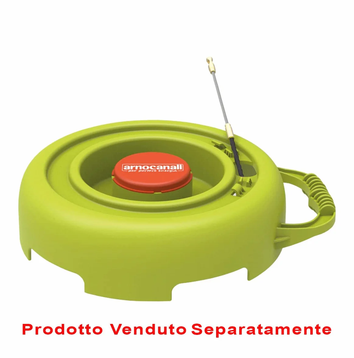 Arnocanali AP4.015 Sonda Spiralata Monofilare in Poliestere Ø4 Mm, Lunghezza 15 Metri