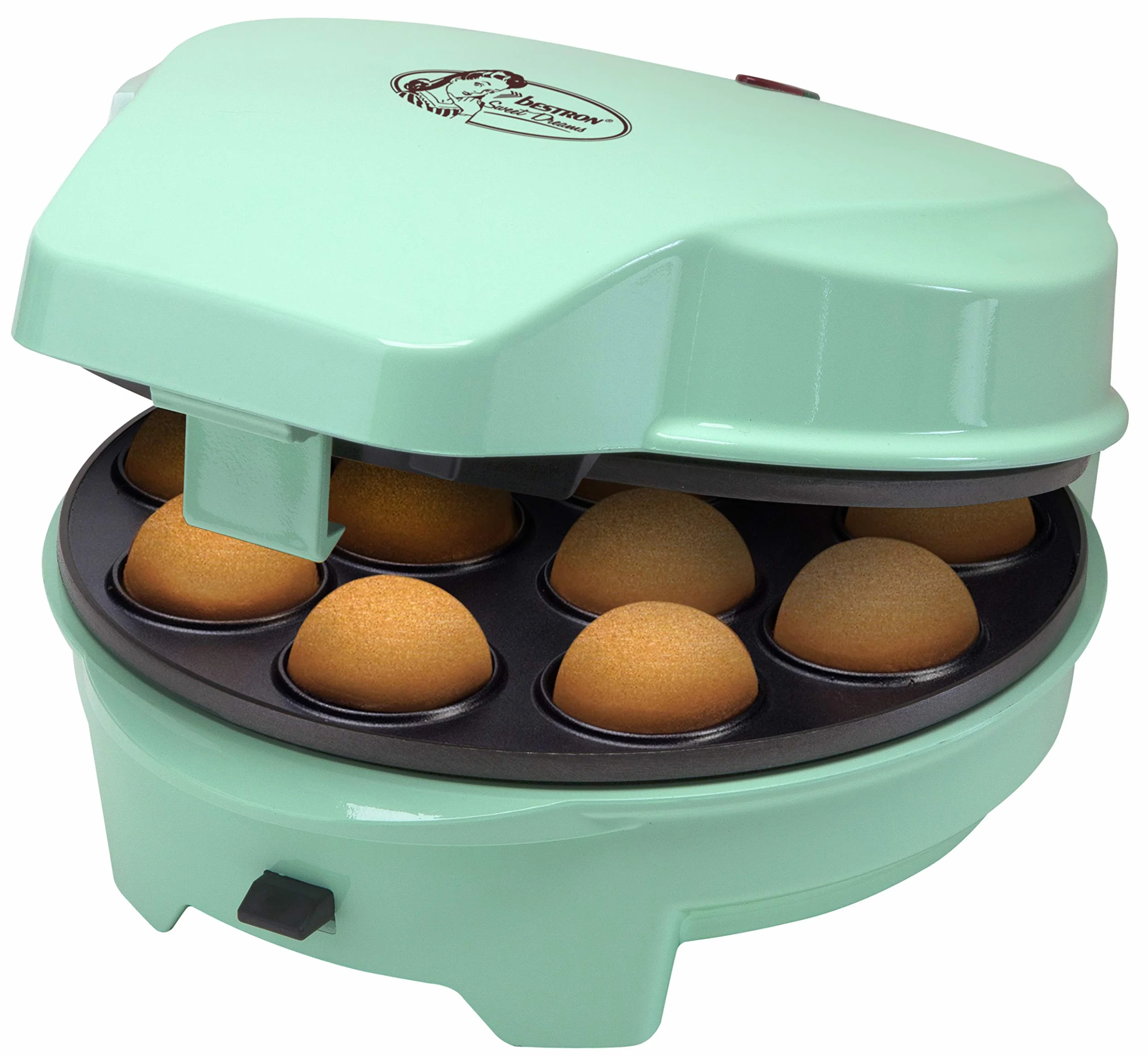 Bestron ASW238 Stampo per Torte 3-in-1, 700 W, Copper, Menta