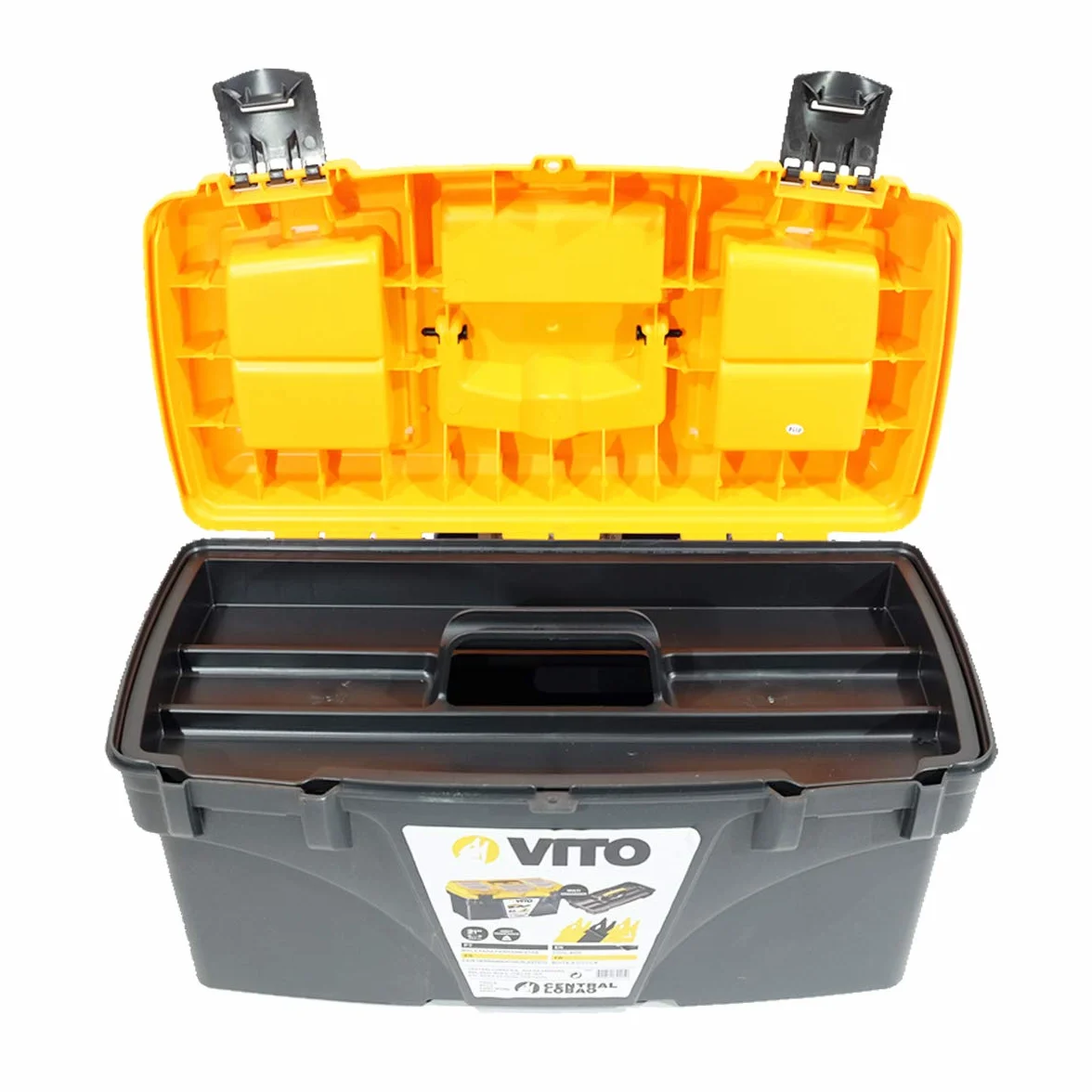 Cassetta Degli Attrezzi 410 x 209 x 195 mm Alta Resistenza Multi-Rangement