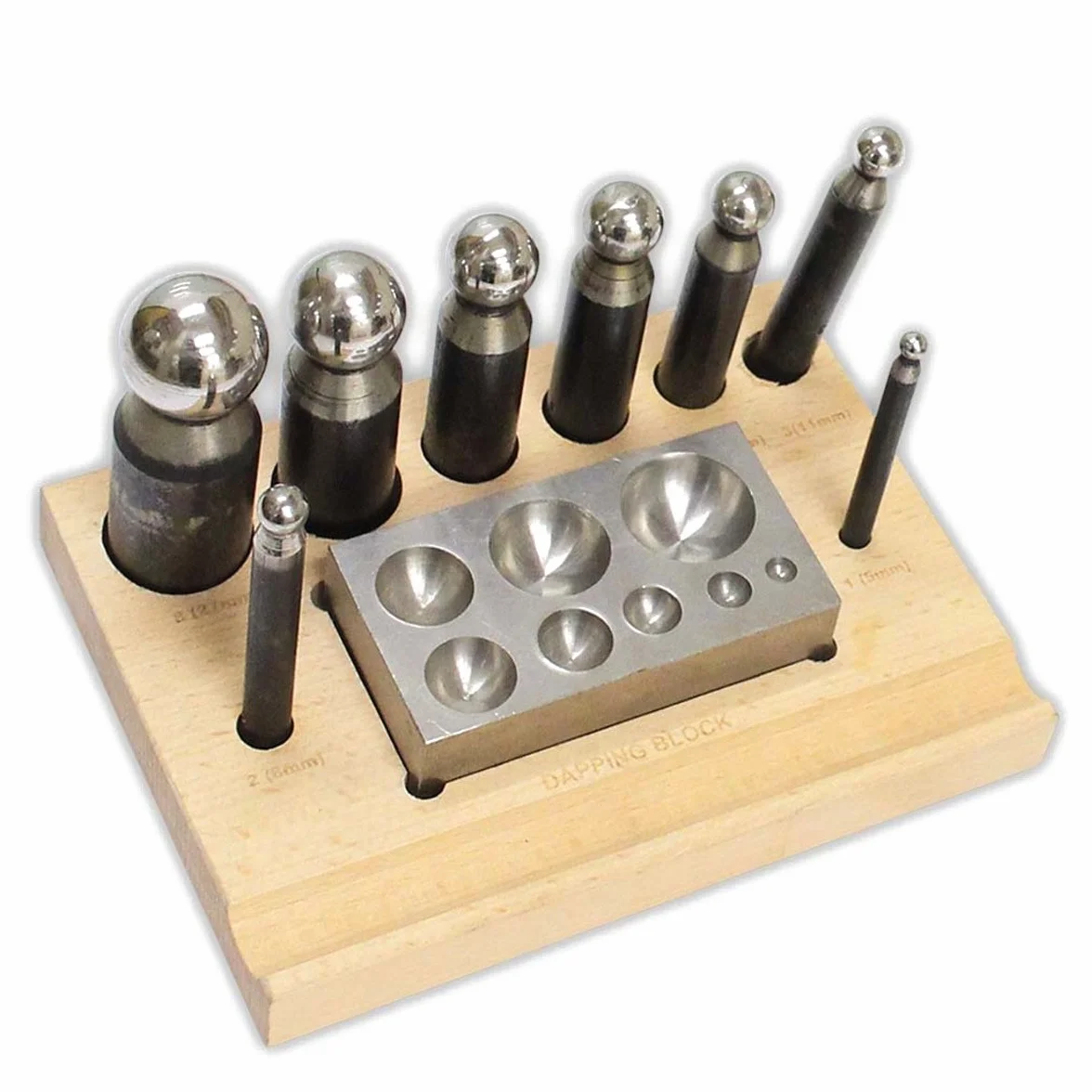 S1 Deluxe 8 imbottitori, bottoniera con base in legno
