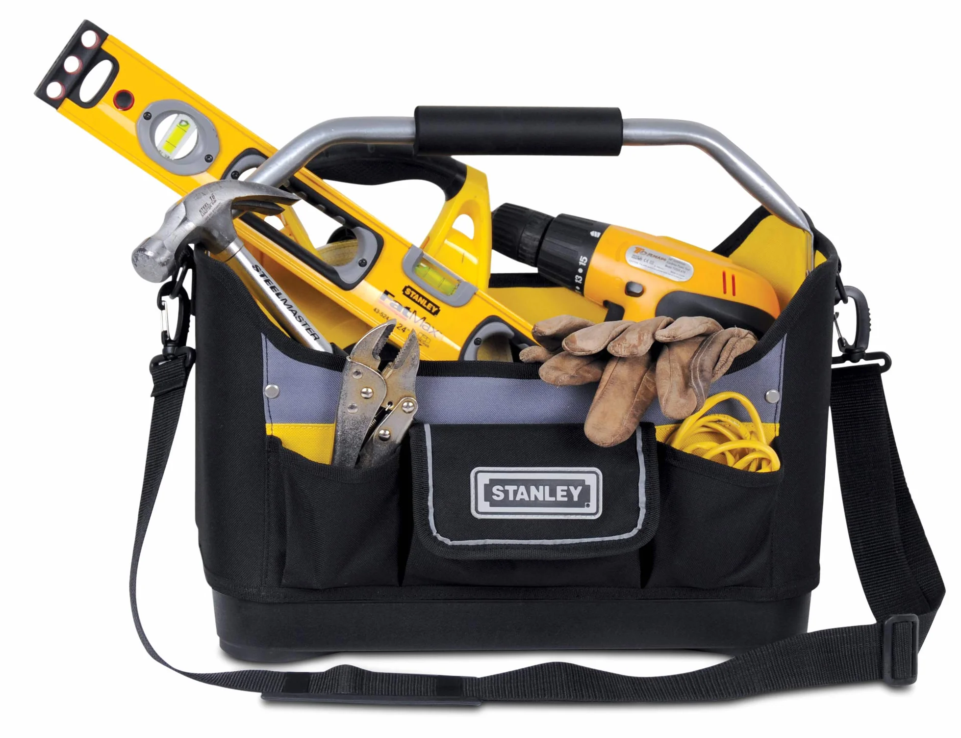 STANLEY 1-96-182 Cestello Porta Utensili, 16", Nero