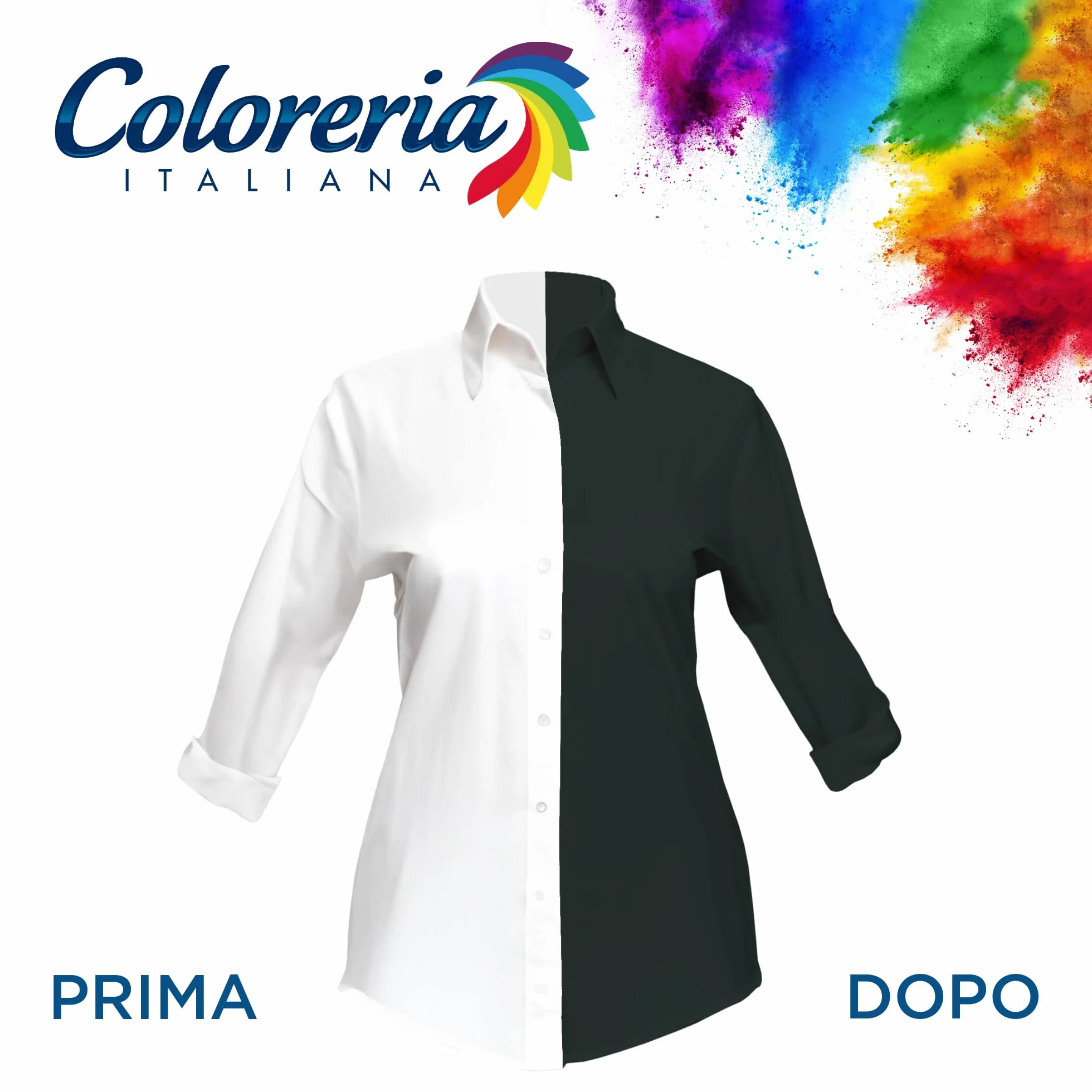 Coloreria Italiana Grey Colorante Tessuti e Vestiti in Lavatrice Nero Intenso 350g