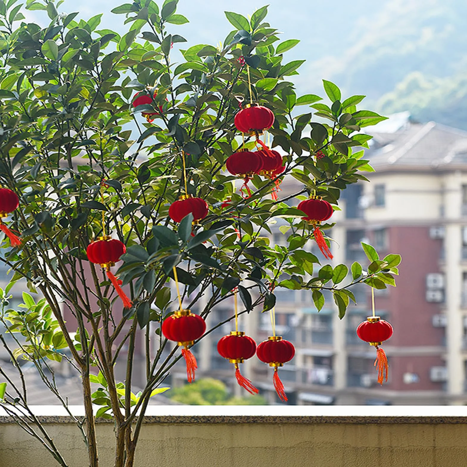 20 PCS Lanterna Rossa Cinese Piccola, Mini Festival di Primavera Lanterna Fortunata, Adatto per Festival di Primavera, Feste, Matrimoni e Decorazioni per la Casa