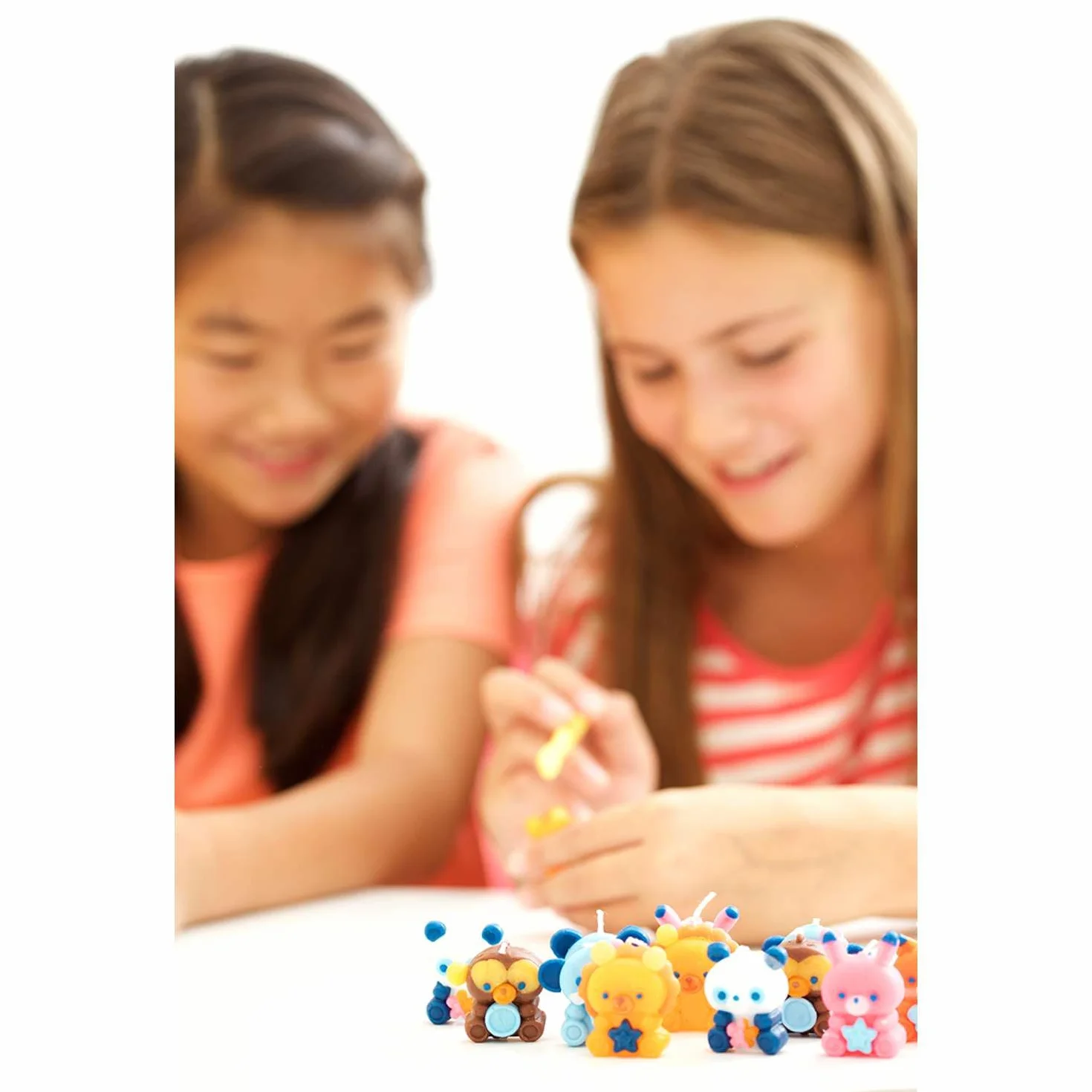 4M Mini-Animali — Kit Crea Le Tue Candele | Realizza 6 Candele a Forma di Animaletti | Gioco Creativo per Bambini, Educativo e Divertente | Da 8 Anni, 00-04681