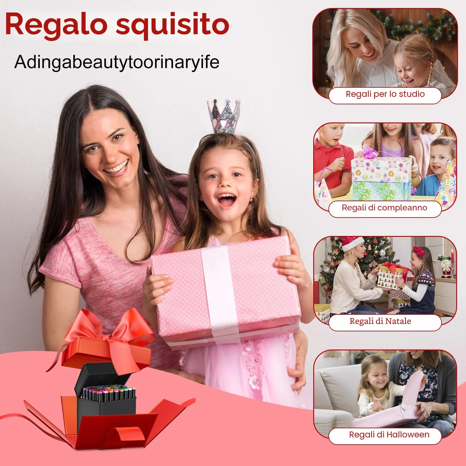Set di Pennarelli ad Alcool, 48 Colori Doppia Punta, colori a spirito, per bambini e adulti, Graffiti, Chisel Brush, pennarelli acrilici, pennarelli punta grossa, per Schizzi, Disegno, Calligrafia.