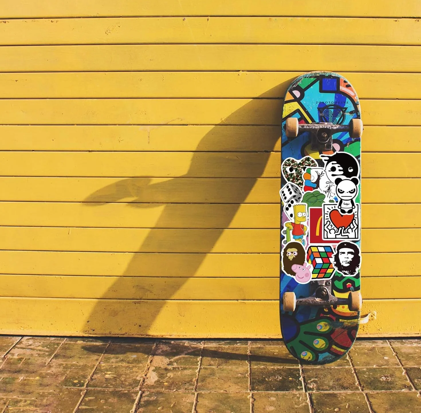 200 adesivi impermeabili iMaMa in vinile decorativo in stile graffiti per skateboard