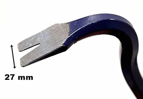 ZV LEVA CHIODI PIEDE DI PORCO LEVERINO 400 mm IN ACCIAIO VERNICIATO