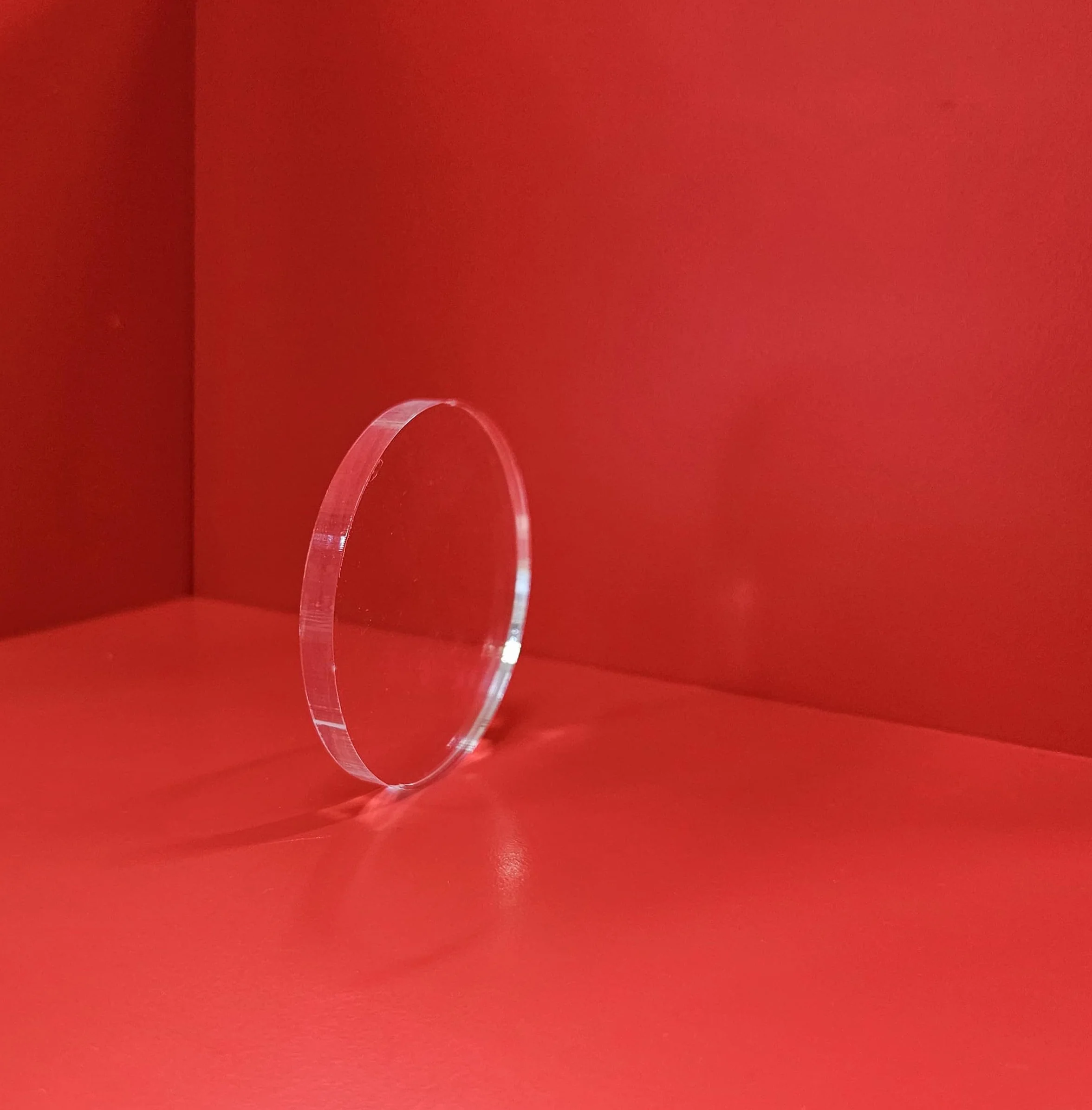 Generico Dischi - Cerchi Vetro Acrilico/ACRLIYC Glass 10 MM - Diametro CM: 5/10/15/20/25/30/35/40/45/50/55/60/65/70/75/80/85/90/95/100 (30 CM, Trasparente)