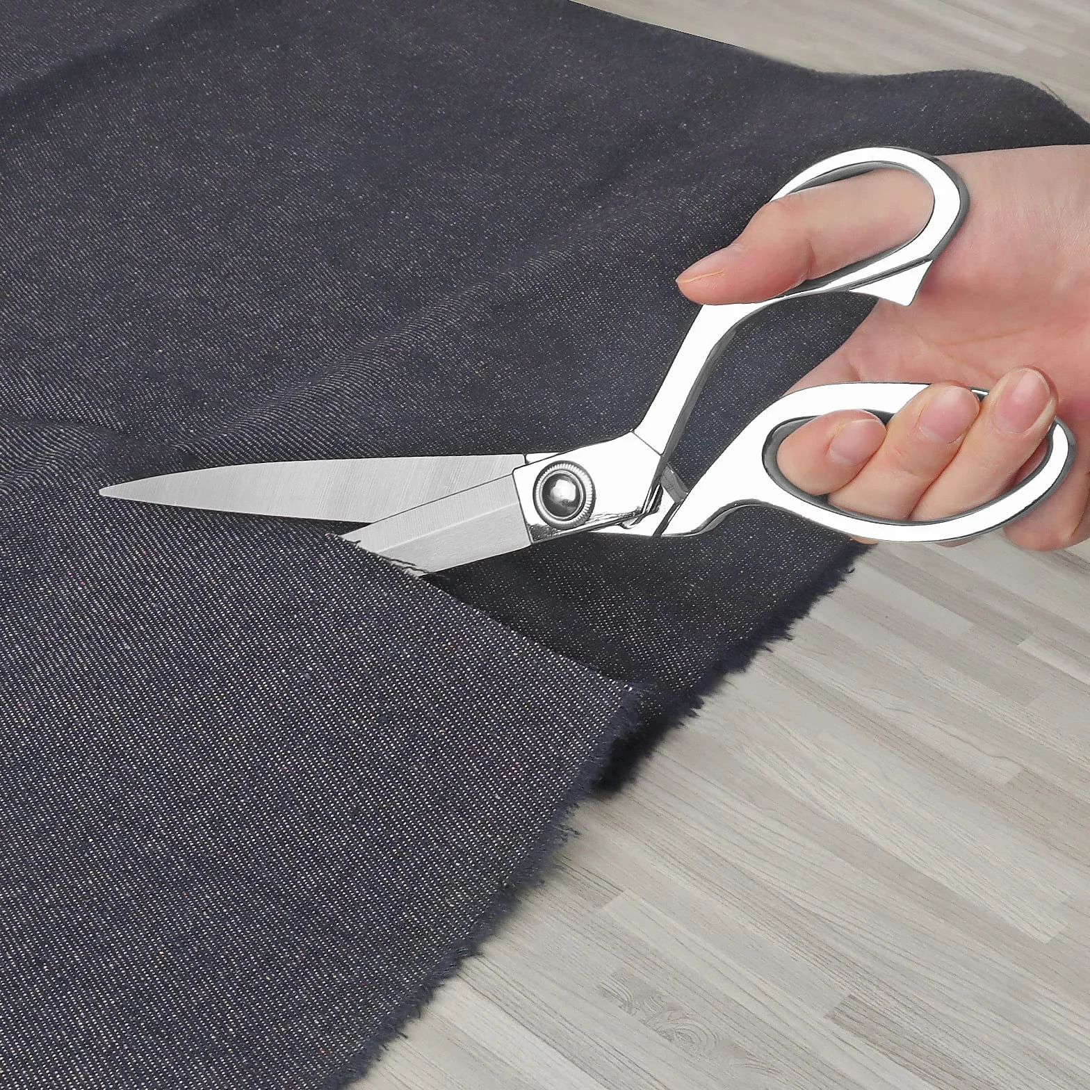 Forbici da cucito in acciaio inox 26 cm professionali per tessuto pelle sartoria