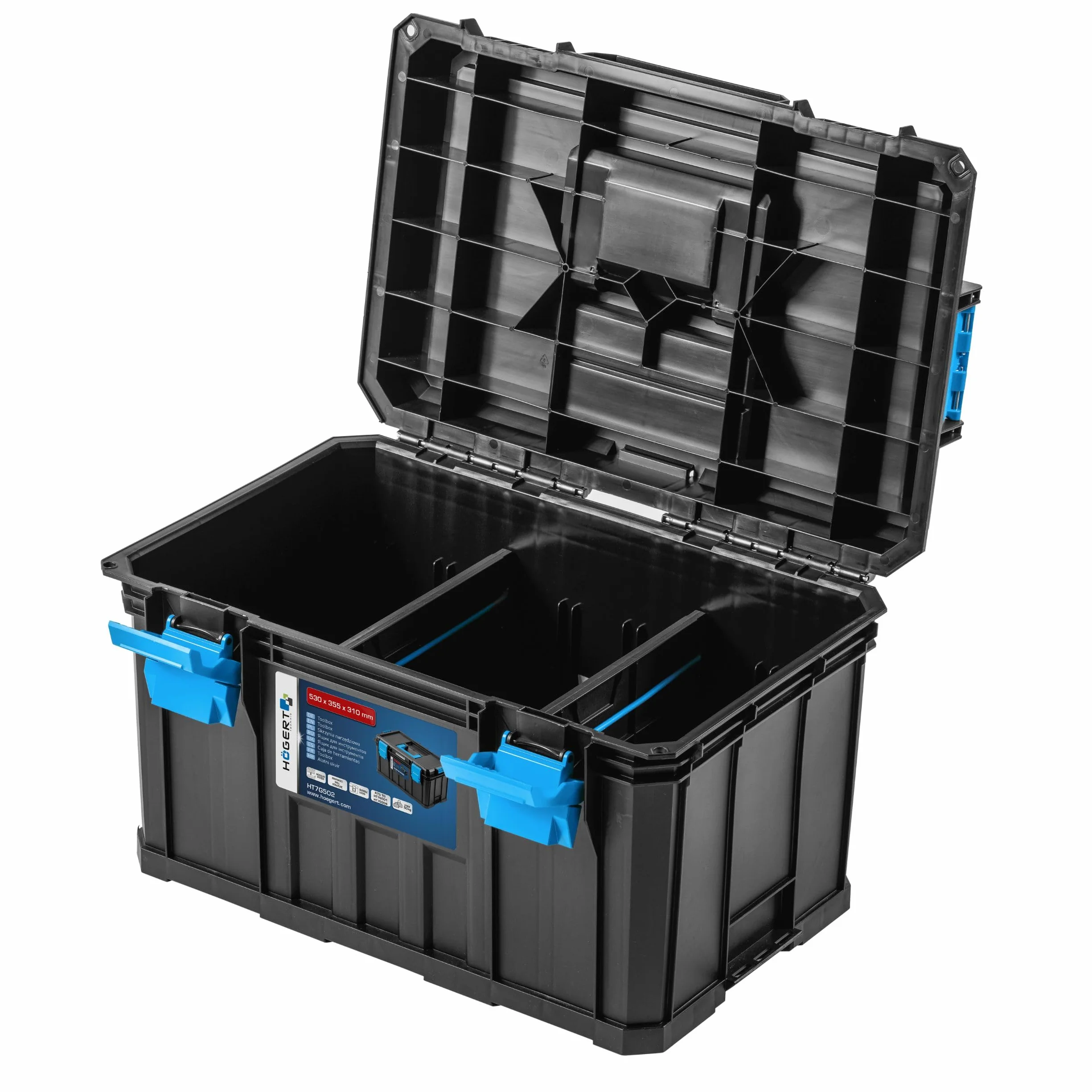 Högert Technik Cassetta Degli Attrezzi 50 kg Modulare ABS HT7G502