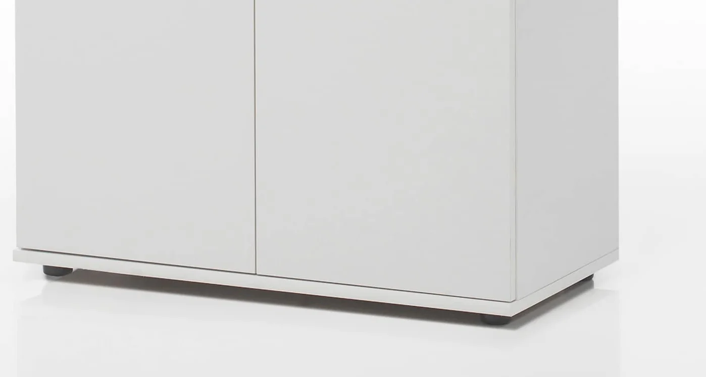 AVANTI TRENDSTORE - Talento - Scarpiera in legno laminato con 2 ante a battente e 5 ripiani interni, disponibile in 2 colorazioni diverse. Dimensioni LAP 70x176x34 cm (Bianco)