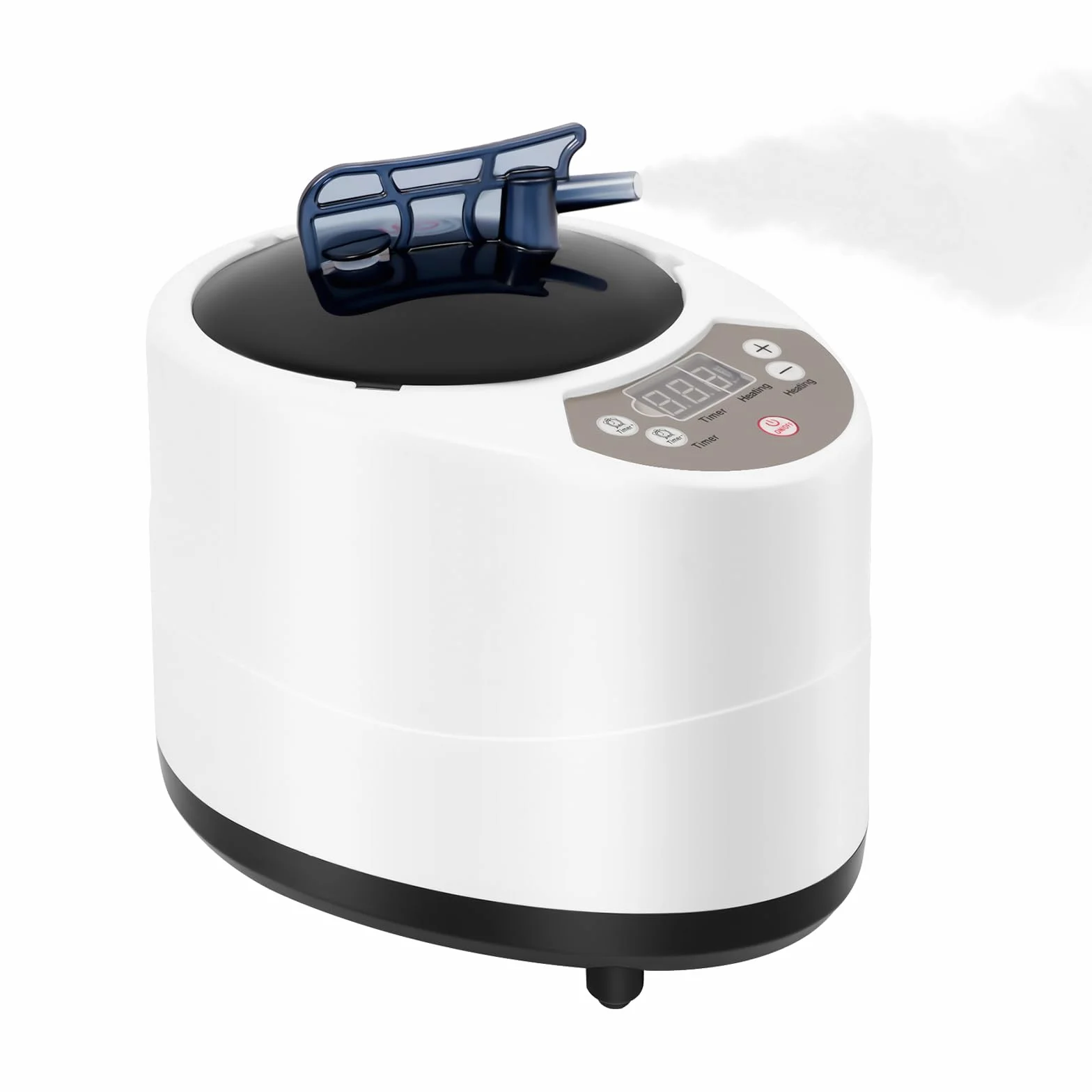 Generatore di vapore per sauna, 1000W - 3 litri Portatile Generatore di vapore per sauna per casa con timer e display LED e telecomando, 9 livelli di temperatura per bagno turco