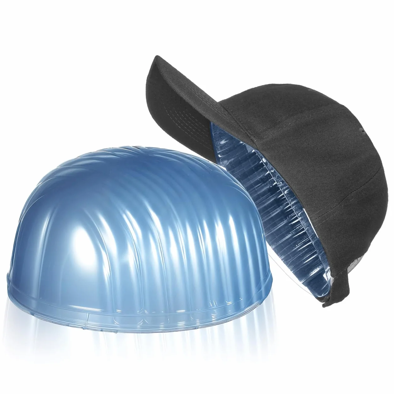 Modellatore per Cappelli Supporto per Cappello Piatto in PVC Set da 10 Pezzi Porta Cappelli da Esposizione Leggero e Resistente per Organizzazione Casalinga o Negozi