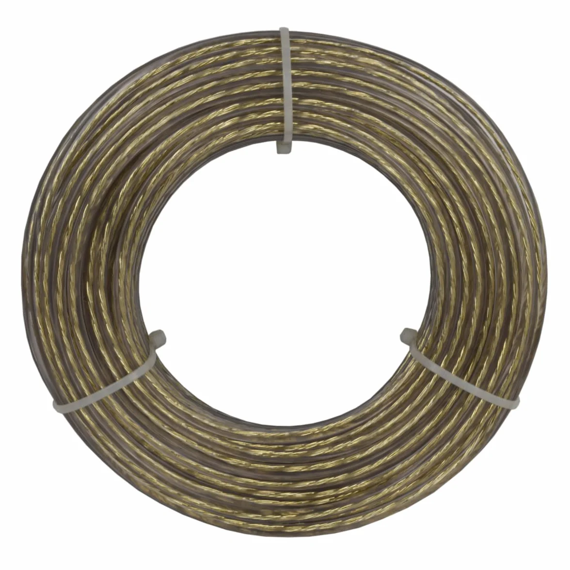 Corderie Italiane 006001300 Filo stendibiancheria acciaio ottonato trasparente 5 mm - 20 mt