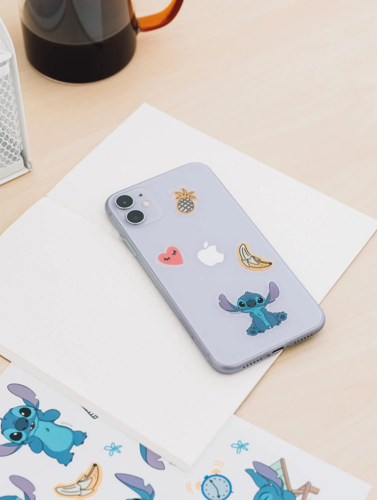 Grupo Erik: Stickers Disney Stitch - Pack di 57 Adesivi Riutilizzabili e Resistenti all'Acqua, Ottimi Come Decorazioni per PC Portatile, Personalizzati o Disney