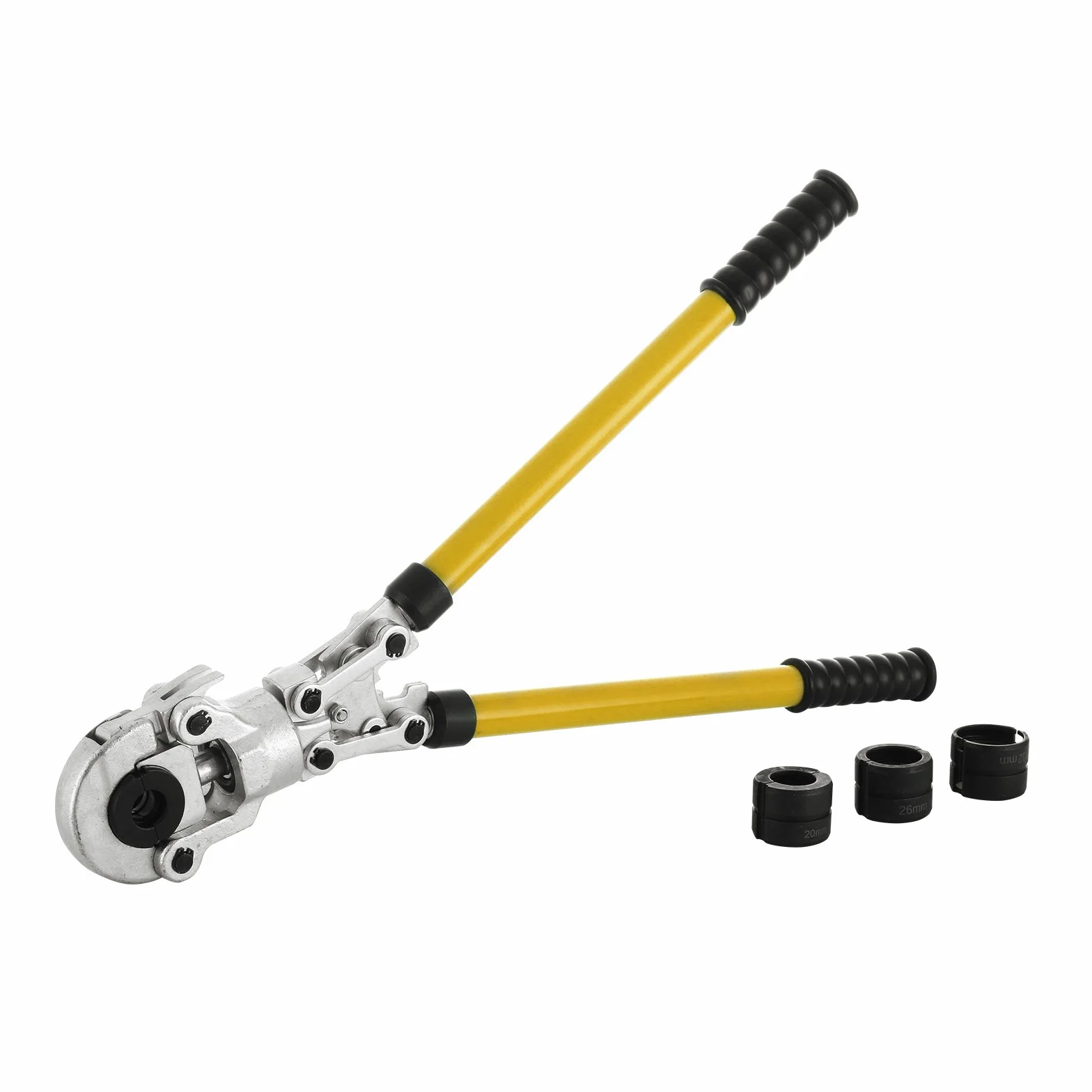 VEVOR Pressatrice Multistrato Manuale 4 Matrici Th 16-20-25-32mm Crimpatrice Idraulica Professionale con Calibratore a Molla di Torsione per Tubi Multistrato