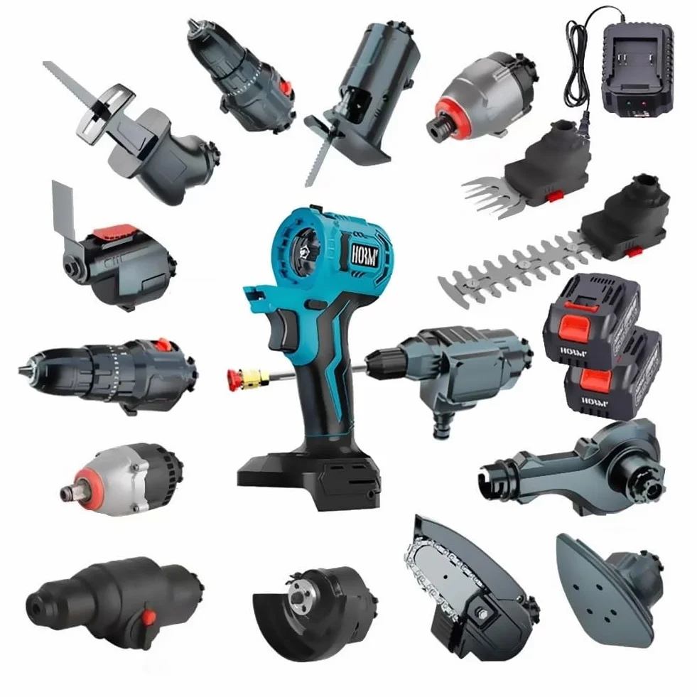 Kit combinato utensile elettrico a batteria senza spazzole 15 in 1, 3,0 Ah