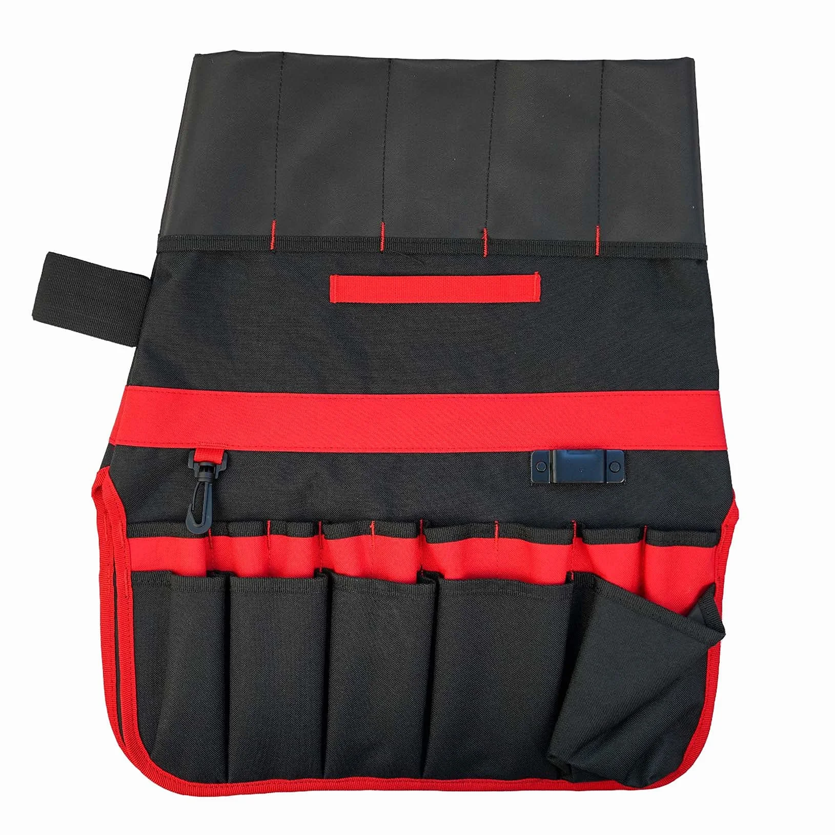 MELOTOUGH Secchio portautensili 35 tasche 13-19 litri rosso