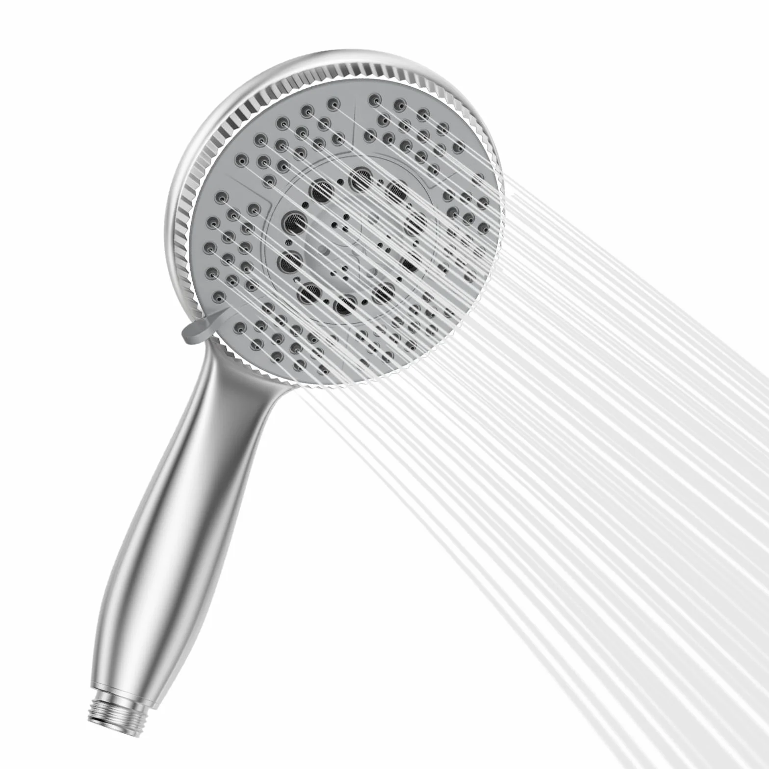 Vinabo doccino per doccia, Soffione Doccia, doccia soffione con 5 tipi di getto, Soffione Doccia Alta Pressione, Telefono Doccia in ABS Cromato,Doccetta Universale Facile da Installare
