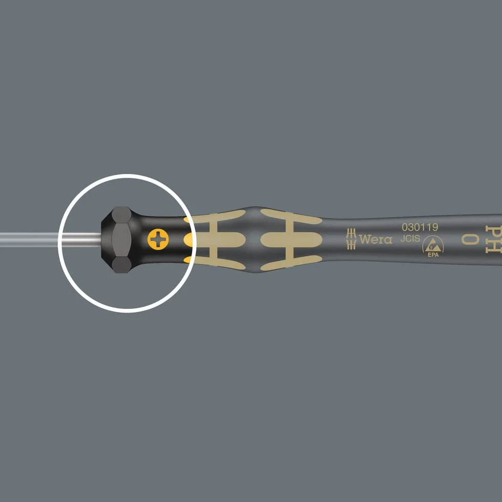 Wera, 1578 A Kraftform Micro Giravite a taglio, 0.40 x 2.0 x 60 mm