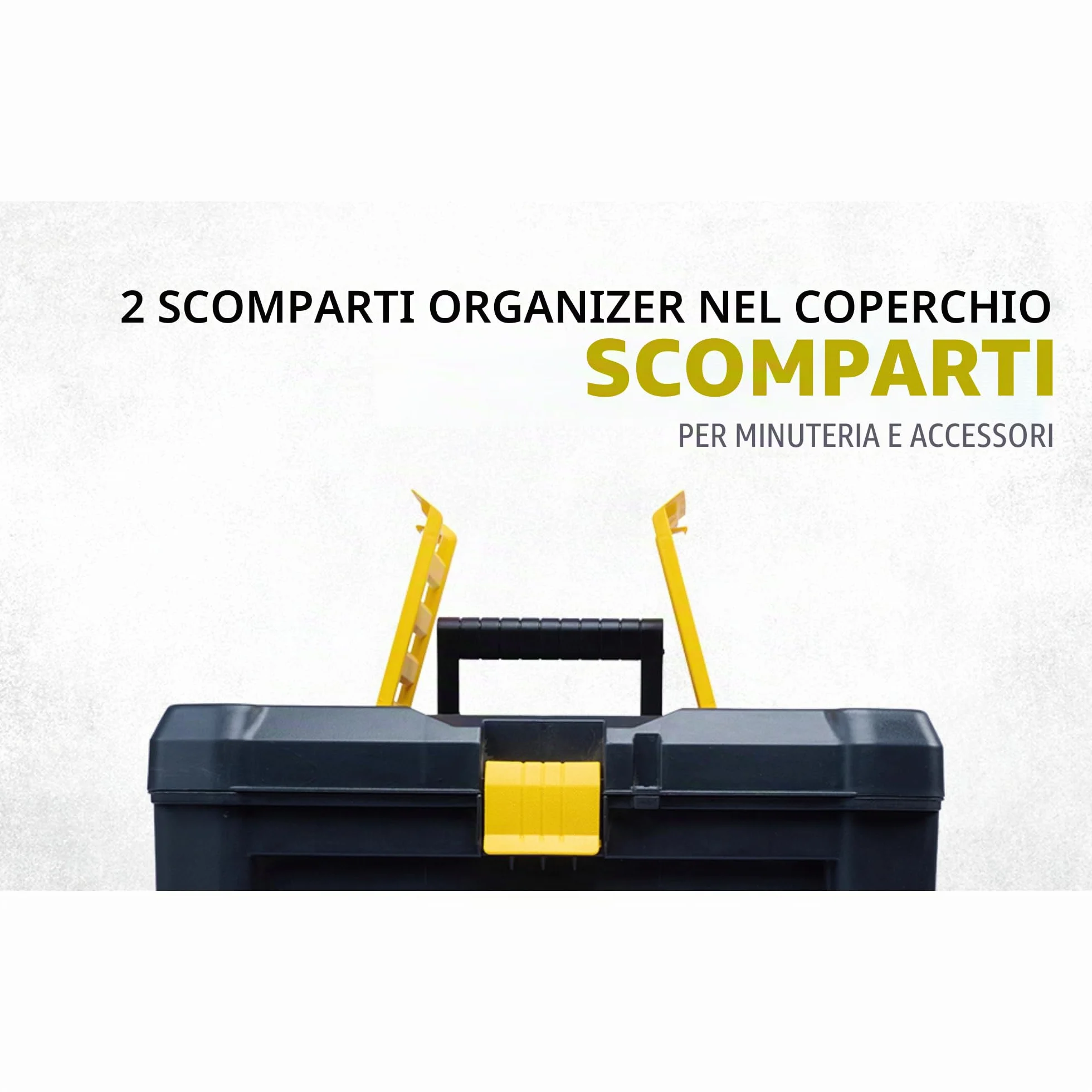 STANLEY STST1-75517 Cassetta Porta Utensili, Nero/Giallo, 16"
