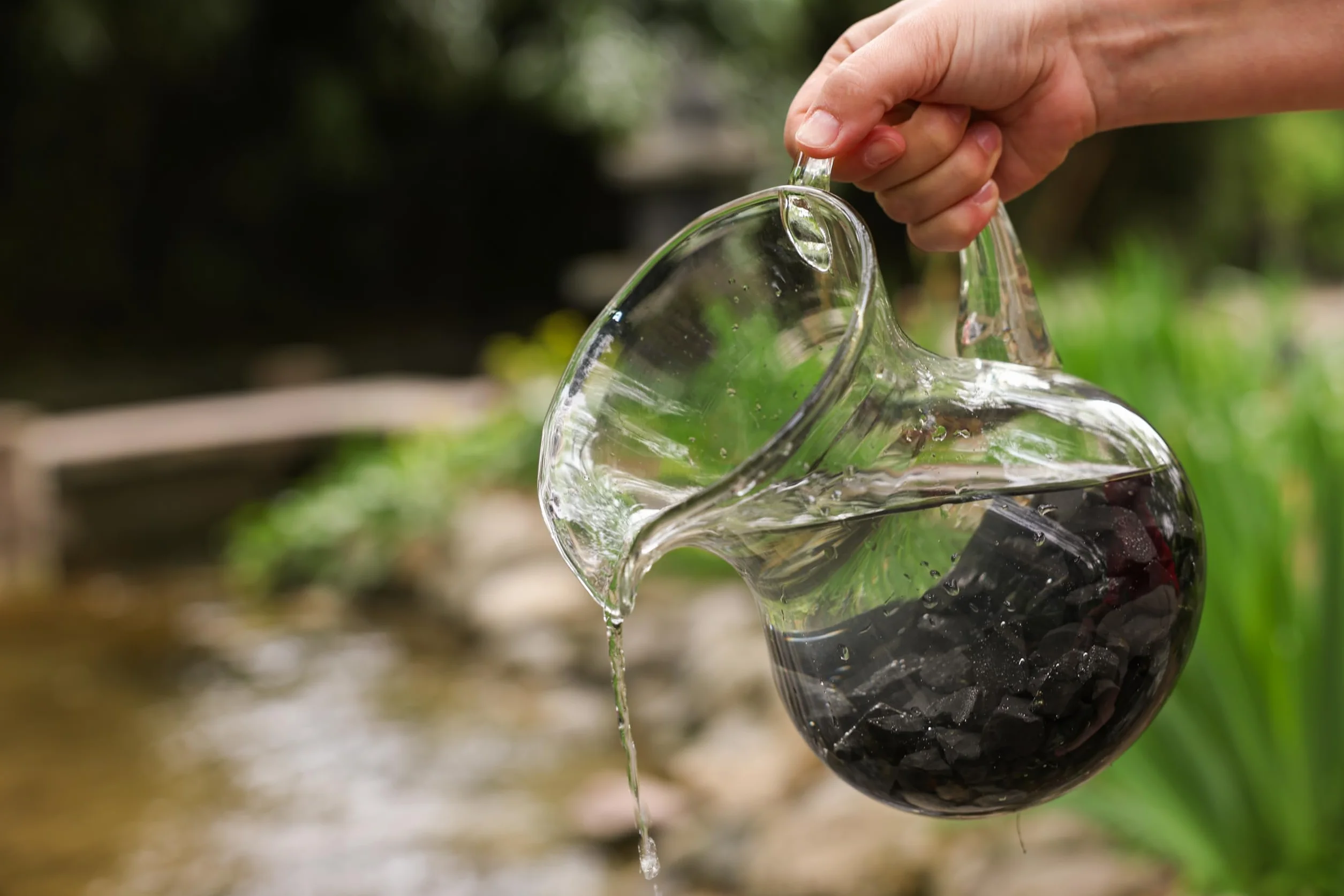Heka Naturals Shungite Frammenti 500g Purificazione Acqua Cristalli