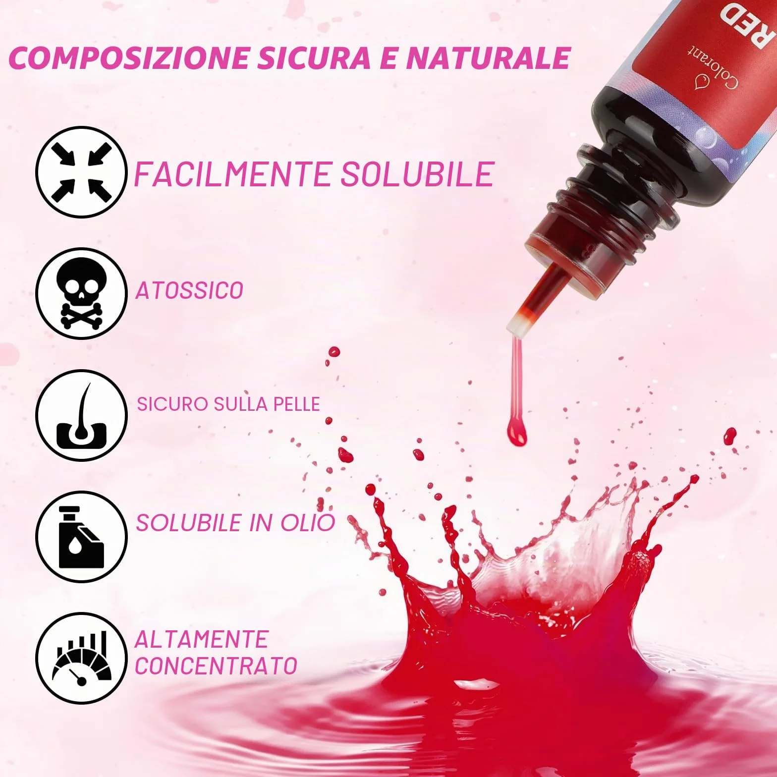 Cera per candele, 10 colori, colorante liquido, per cera di soia, api, paraffina, palma, gel