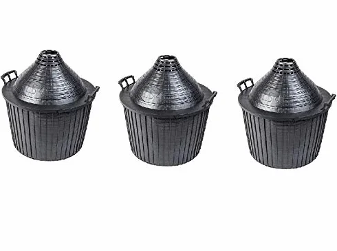 BOTTIGLIERI CASALINGHI Cesta Fodero Rivestimento in plastica per Damigiana 54 Litri, 6 Pezzi